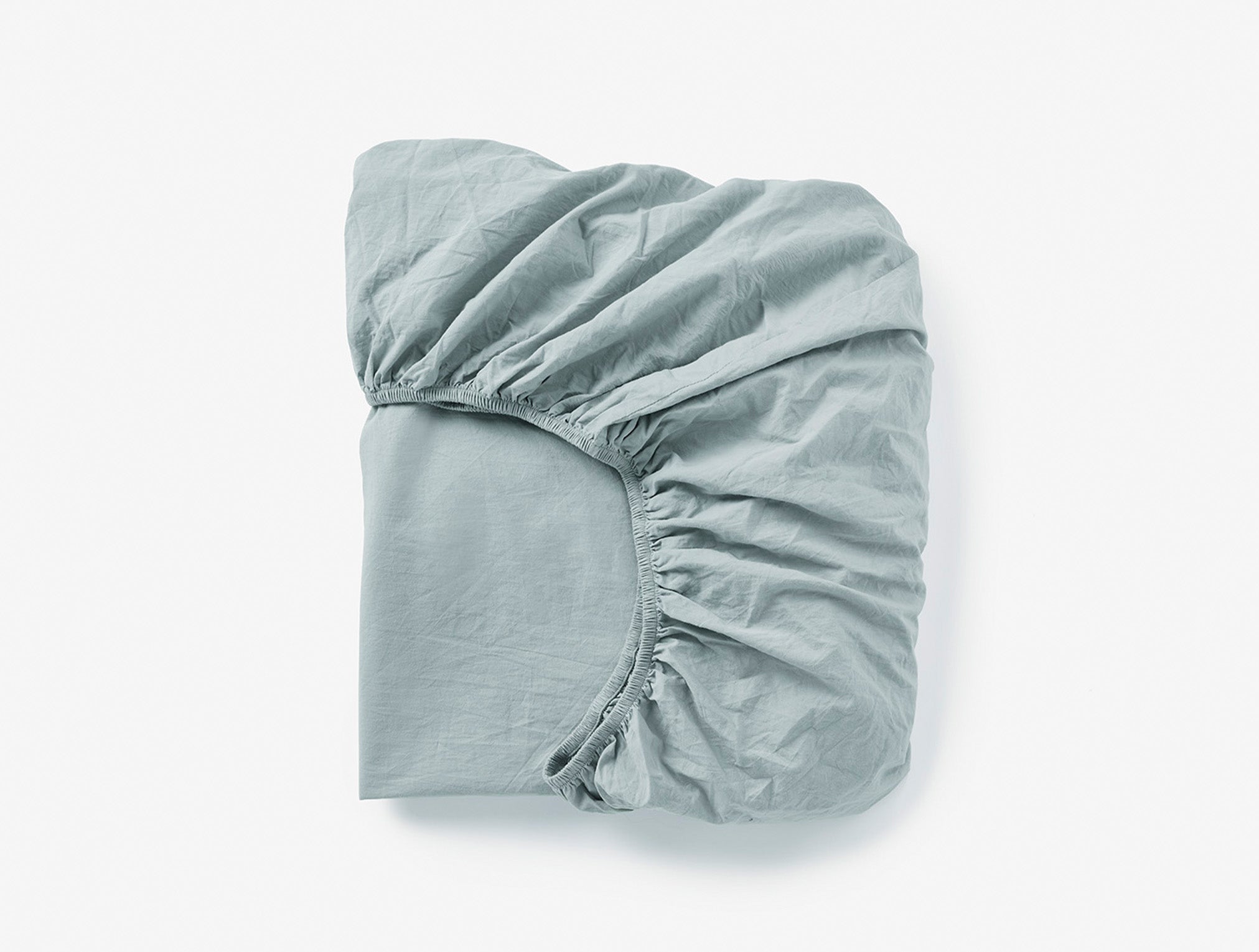  Organic Crinkled Percale™ Fitted Sheet - Renewed、mySite、sugarbowlscore