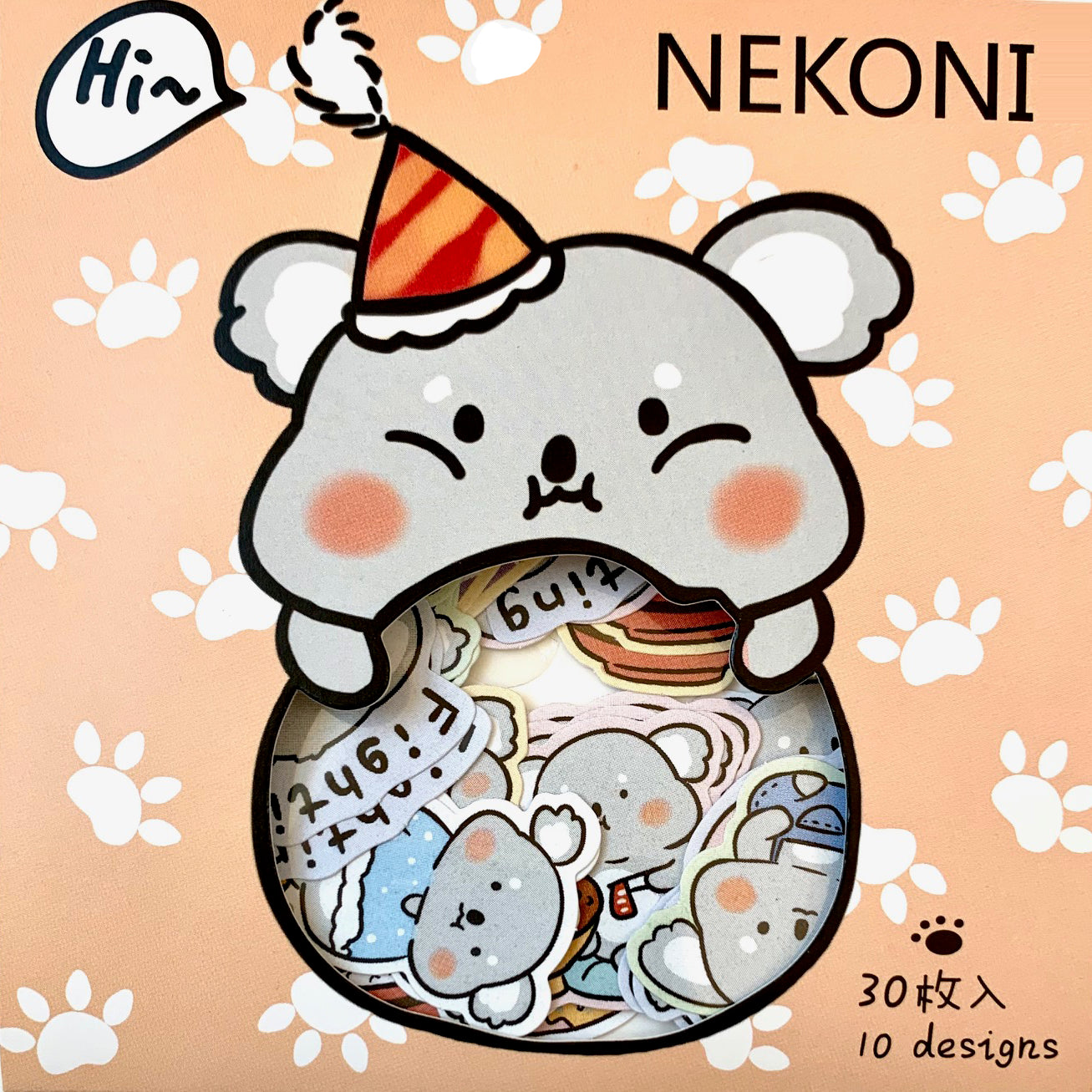  Koala Bag of Stickers、mySite、ghnorth