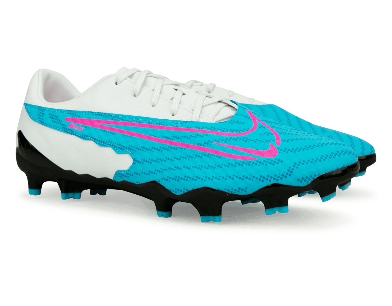 Nike Men's Phantom GX Academy FG/MG Baltic Blue/Pink Blast、mySite、noshort
