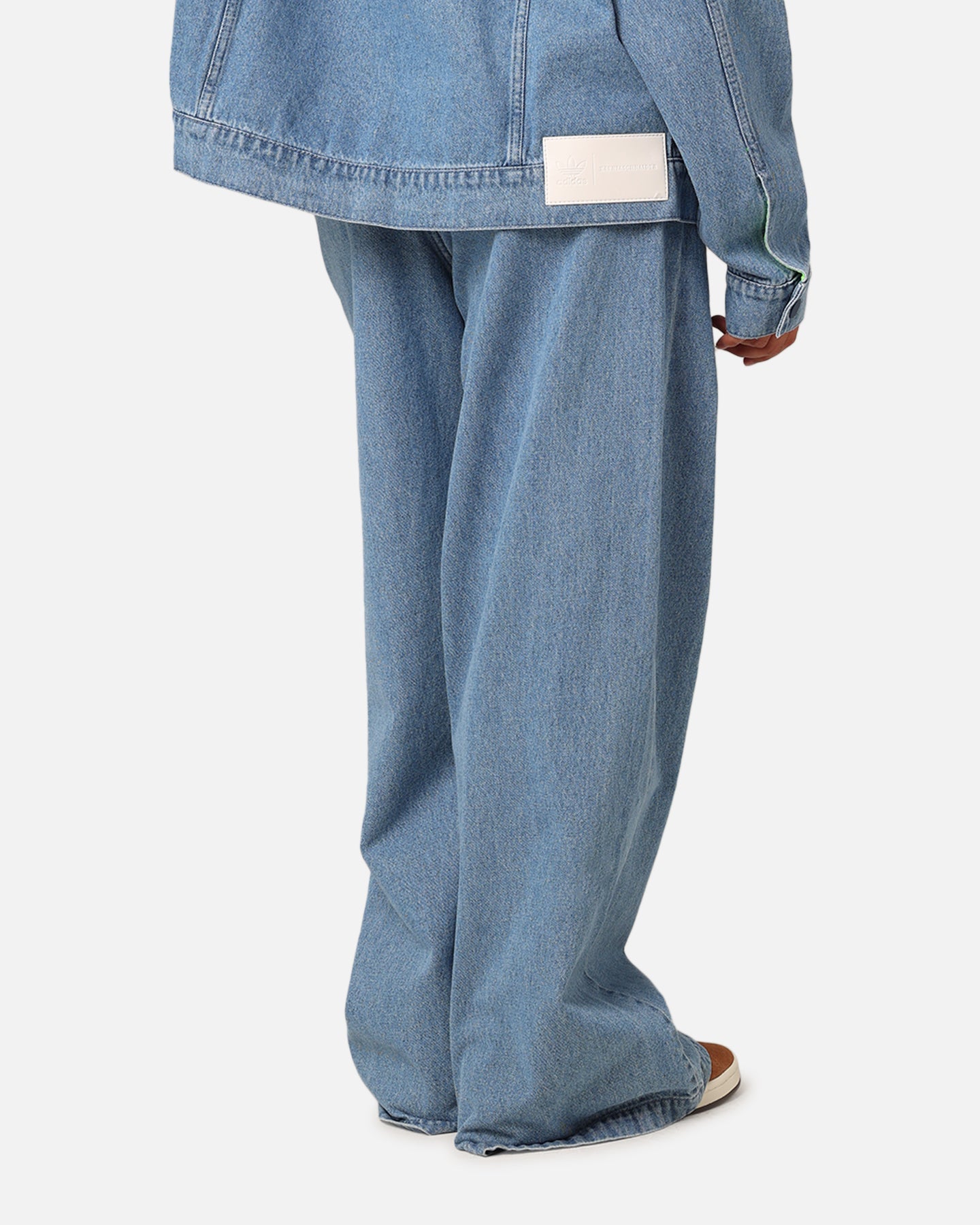 Adidas X KSENIASCHNAIDER Women's 3-Stripe Jeans Light Denim、mySite、zt4zffjzw