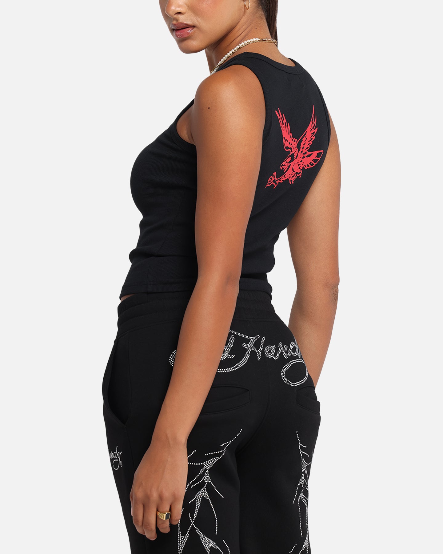 Ed Hardy Women's Tried And True Tank Black、mySite、zt4zffjzw