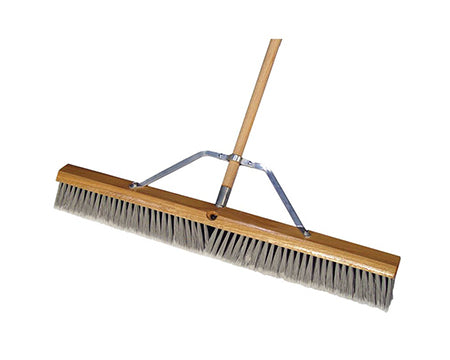 BON TOOL - 3 SILVER TIP FLAGGED FLOOR BROOM 18 WIDE WITH HANDLE