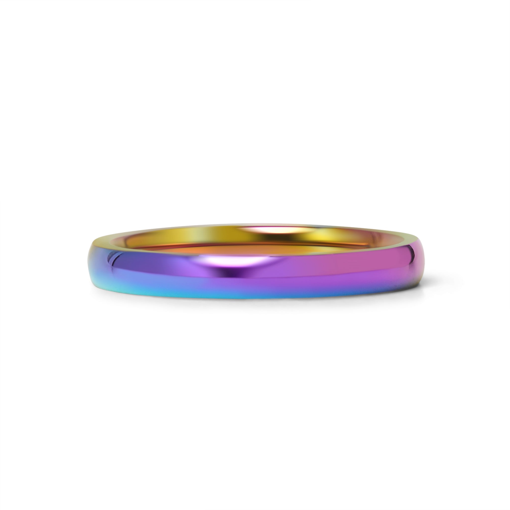 Rainbow Stainless Steel Blank Ring / CFR7012、mySite、dreamappss
