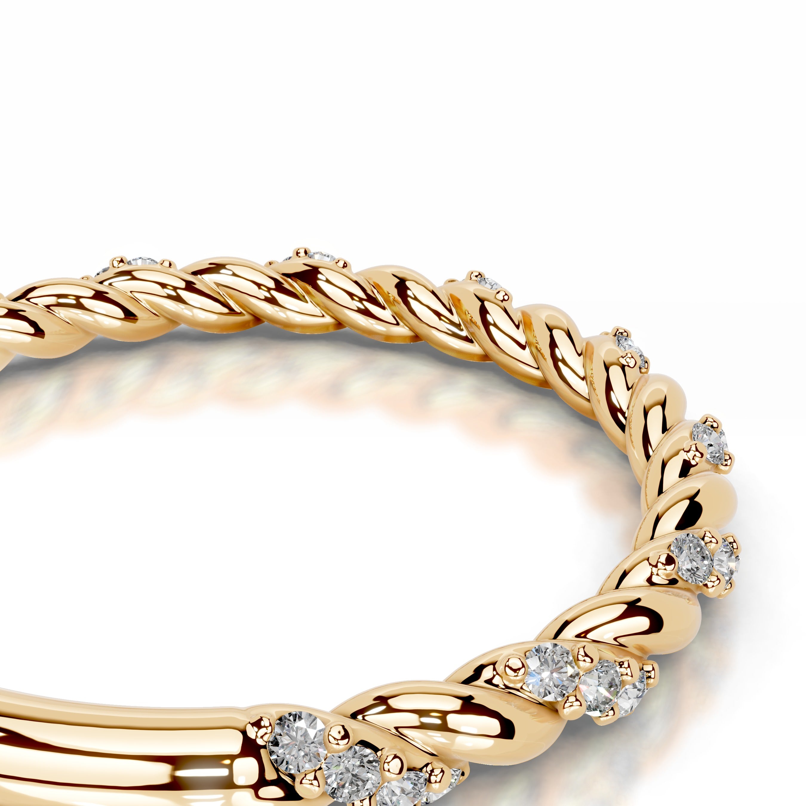 Sunniva Lab Grown Diamond Wedding band - 18K Yellow Gold、mySite、hinf8tx79