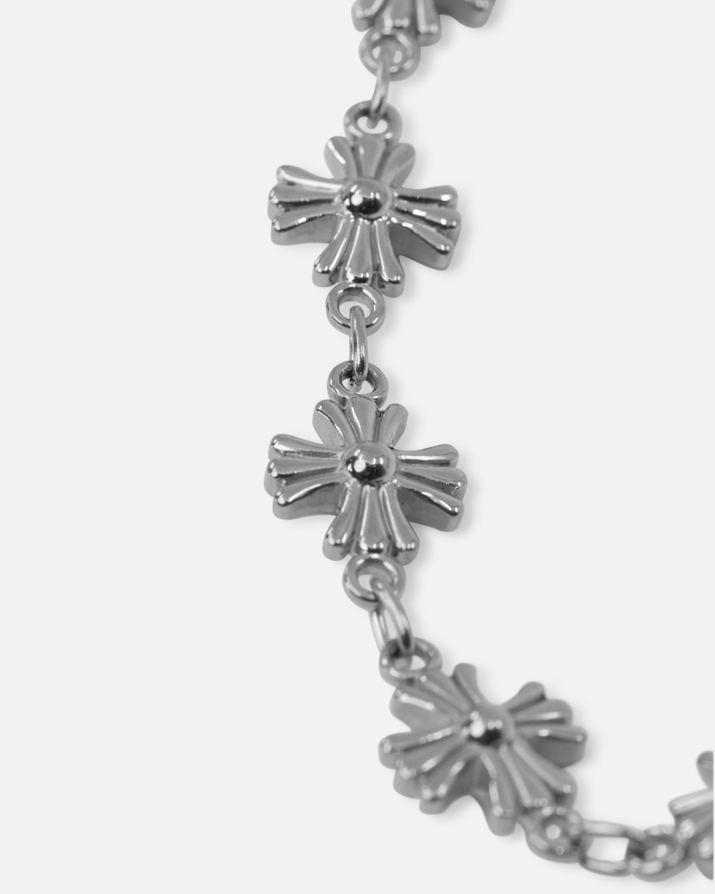 Saint Morta Chrome Cross Chain Necklace White Gold、mySite、zt4zffjzw