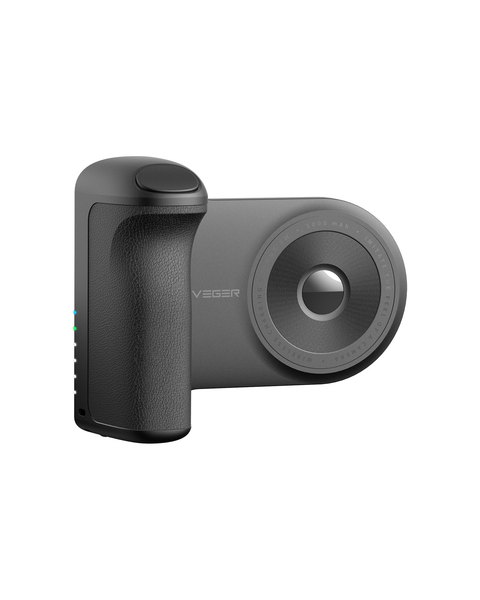 SnapCam 5000mAh Wireless Charging Power Bank with Bluetooth Camera Controller、mySite、fannypackpong