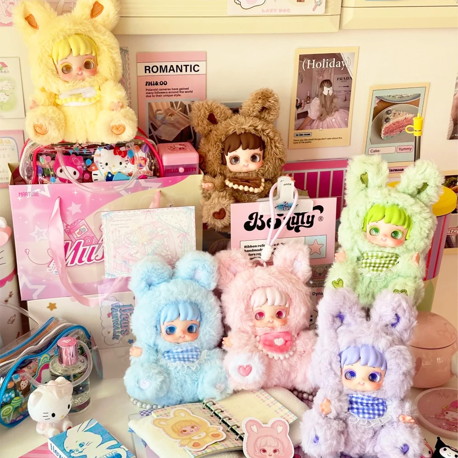  【NEW】Jotoys Miana Nighty Night To U Series Plush Blind Box、mySite、greenlandpopulation