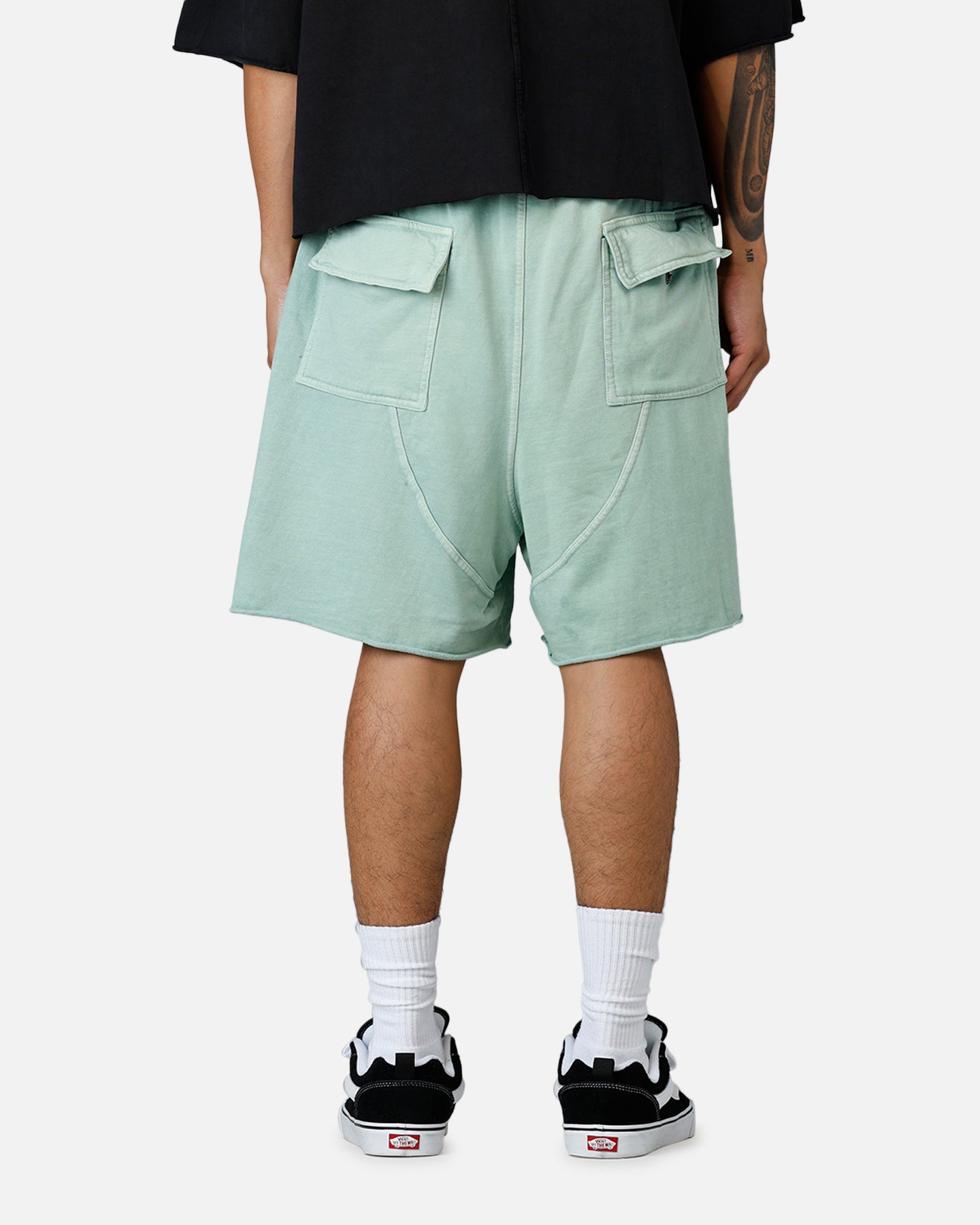MNML Oversized Cargo Sweat Shorts Seafoam、mySite、zt4zffjzw