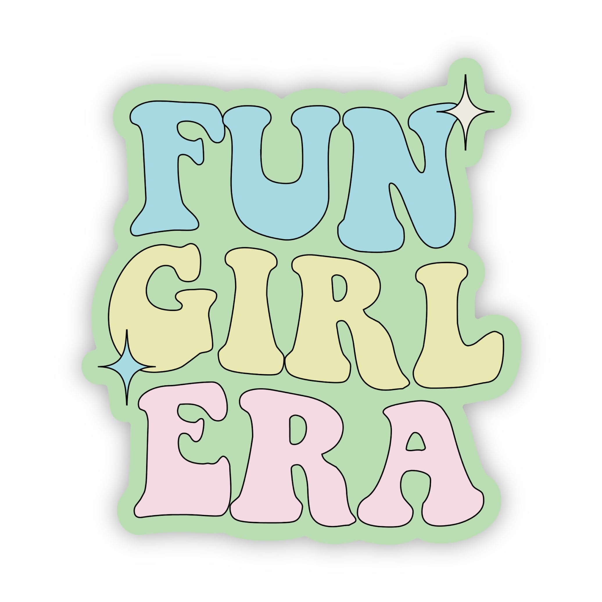  Fun Girl Era Sticker (Light Green)、mySite、elrpsem3k