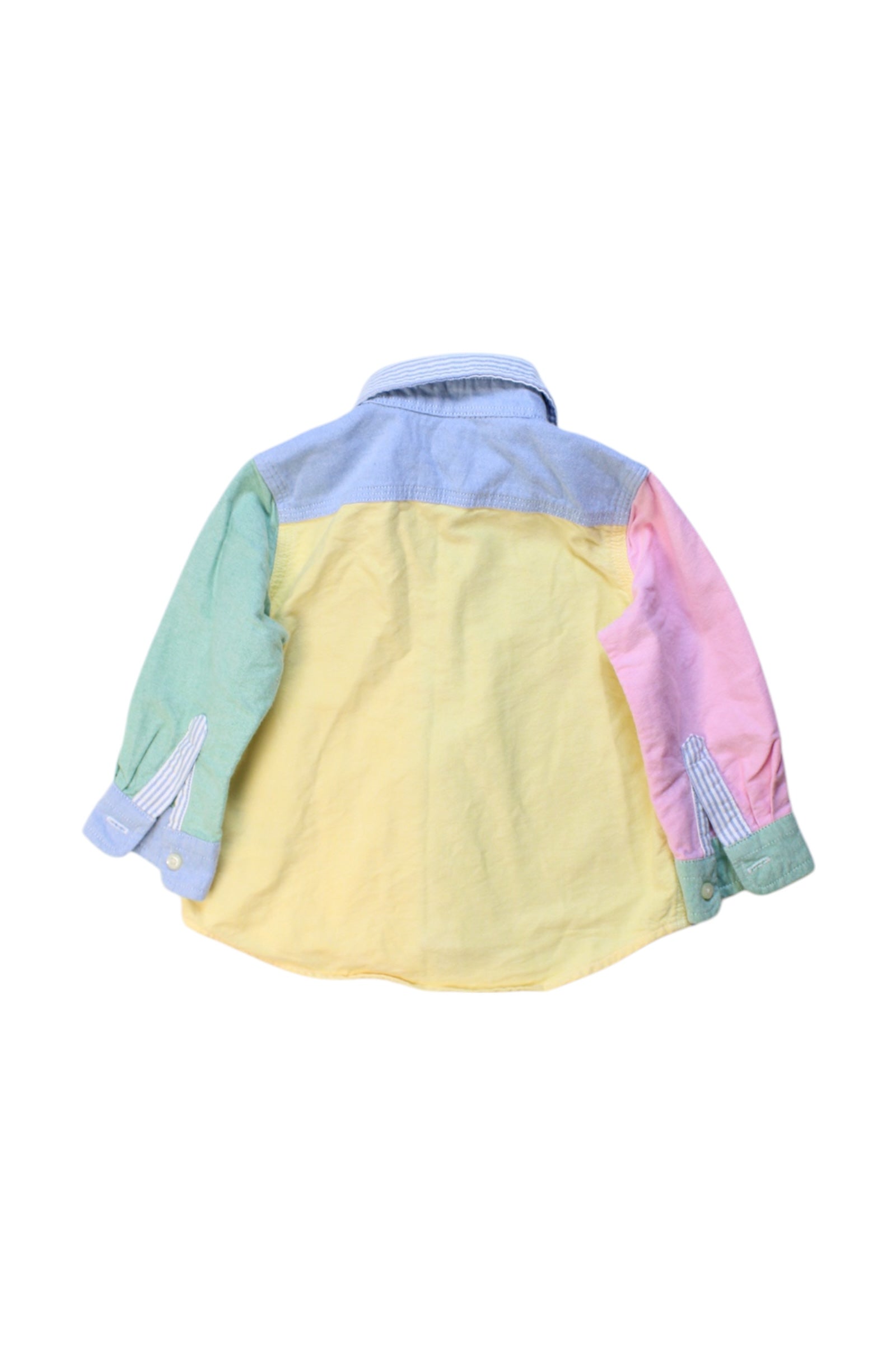 Ralph Lauren Colorblock Long Sleeve Shirt 6-12M、mySite、g9winljtr