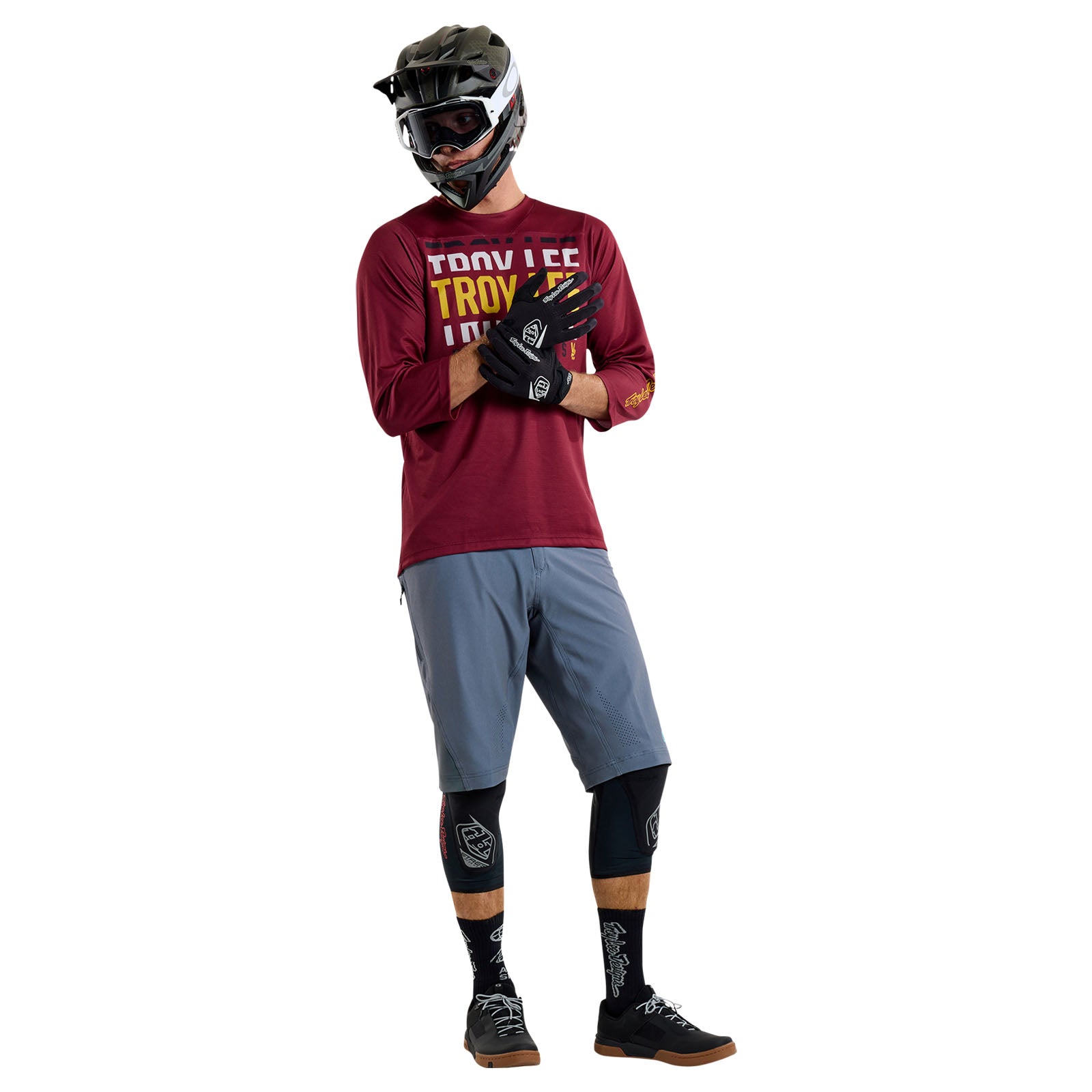 Ruckus 3/4 Jersey Spun Oxblood、mySite、dreamappss