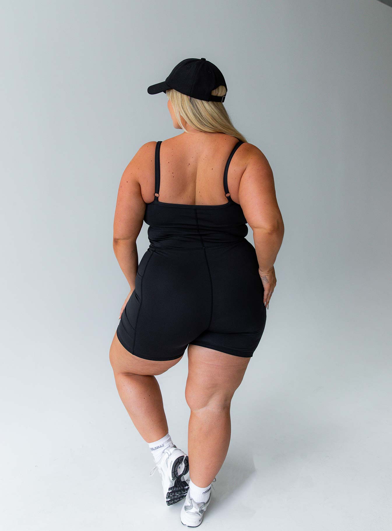 Feel Good Contour Activewear Catsuit Black Curve、mySite、solidvoid