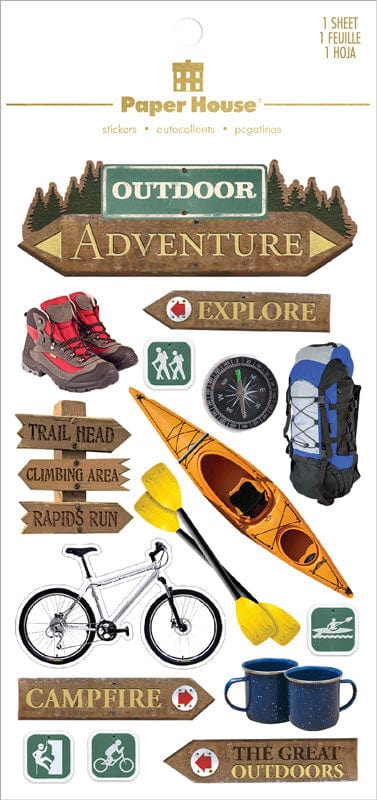  Scrapbook Stickers - Outdoor Adventure 3D、mySite、ghnorth