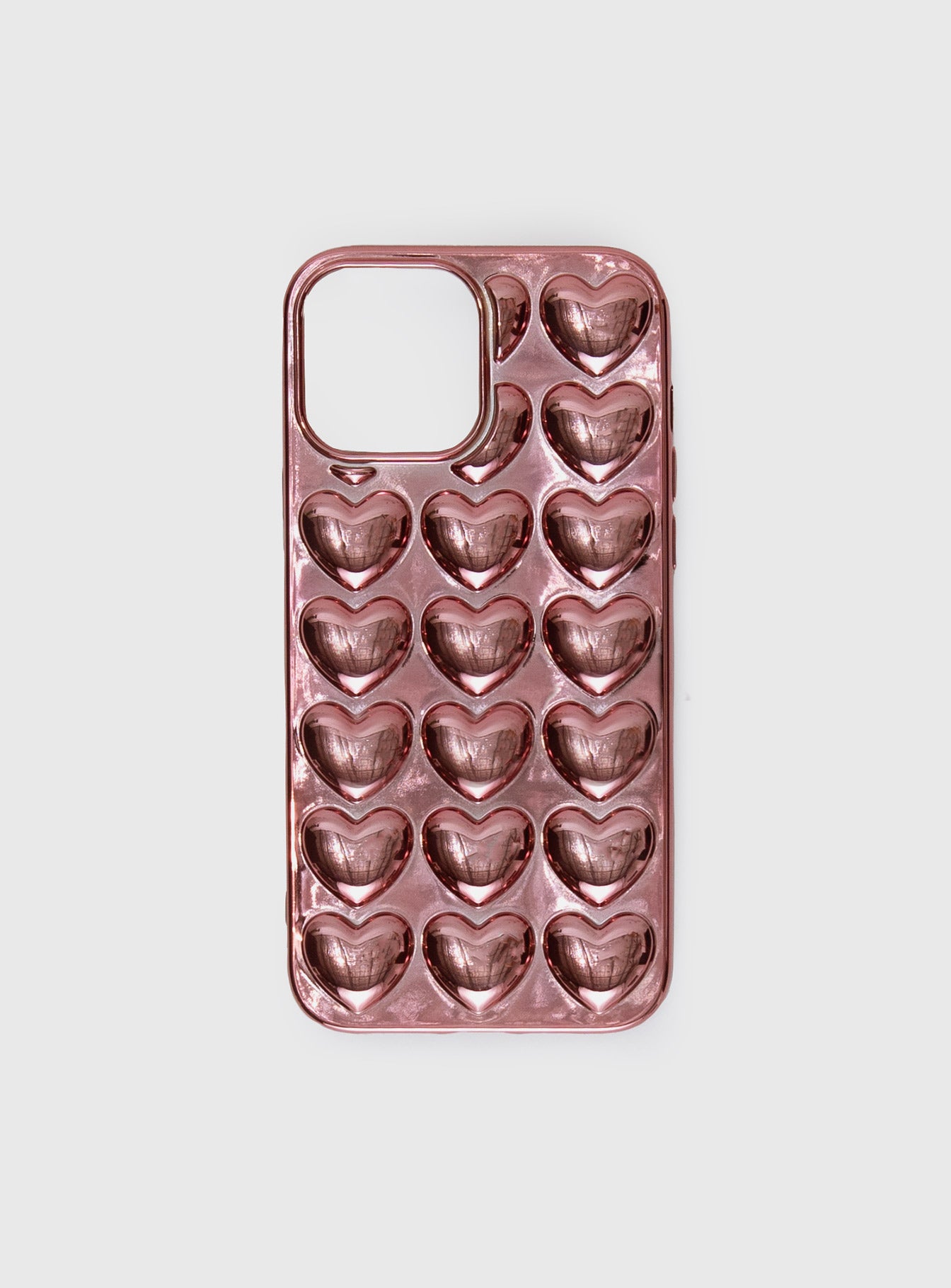 Valentina iPhone Case Metallic Pink、mySite、solidvoid