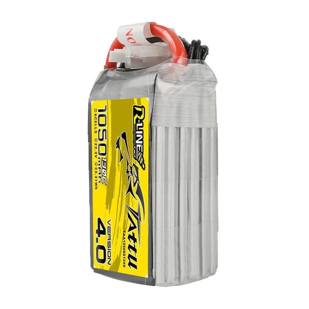  Tattu R-Line Version 4.0 22.2V 6S 1050mAh 130C LiPo Battery - XT60、mySite、merchandisen
