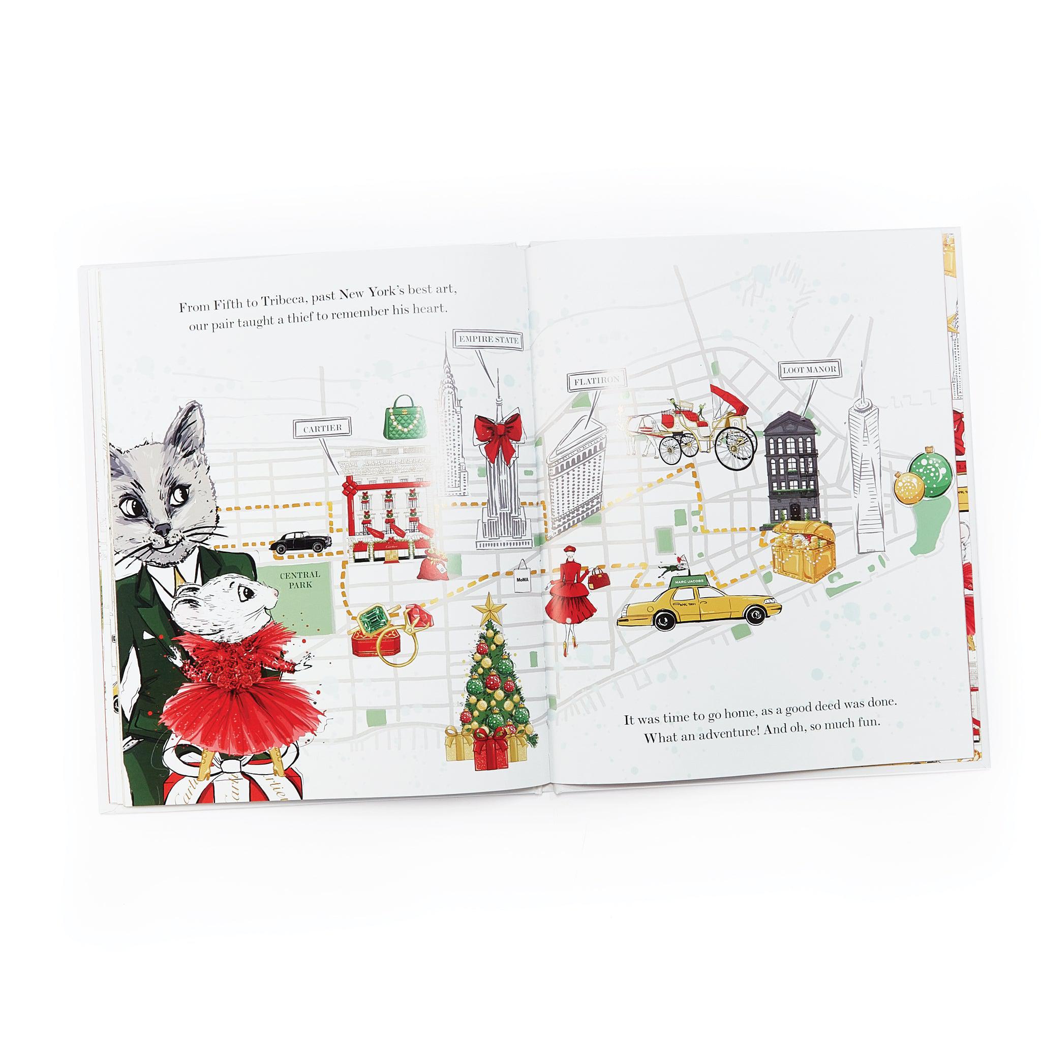 Claris The Mouse - Holiday Heist Hardcover Book、mySite、g9winljtr