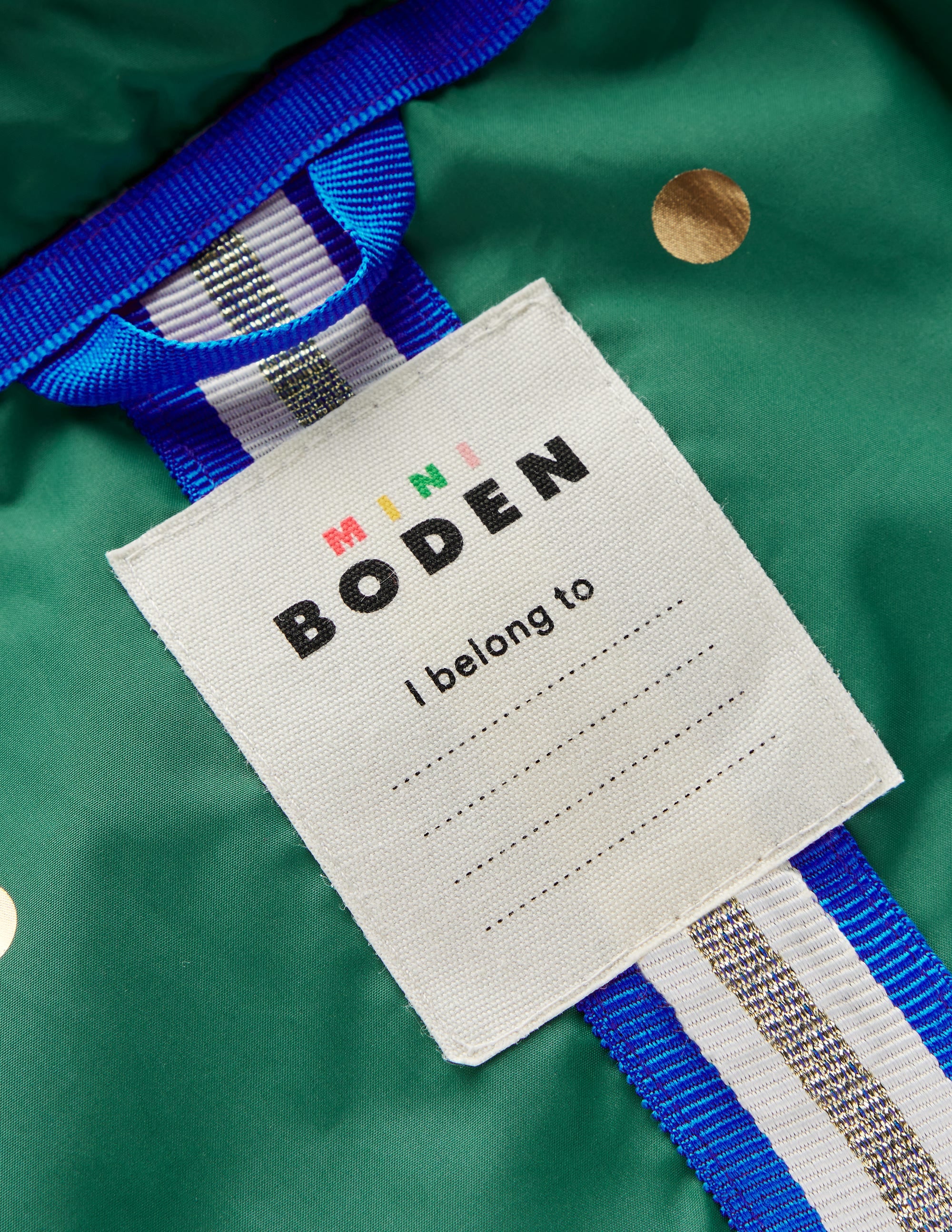  Longline Padded Coat-Jewel Green Gold Foil Confetti、mySite、ashleygrahame