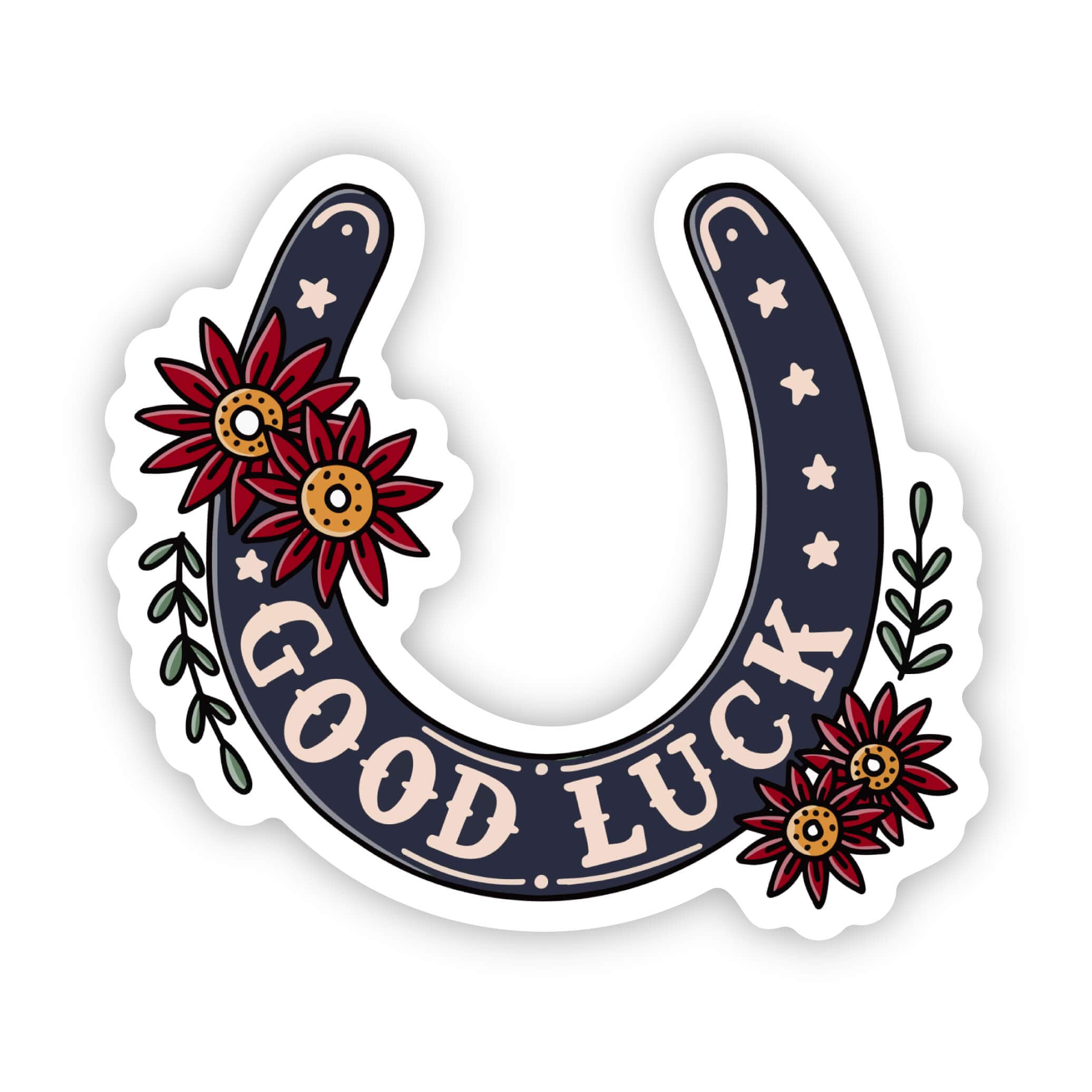  Good Luck Horse Shoe Sticker、mySite、elrpsem3k