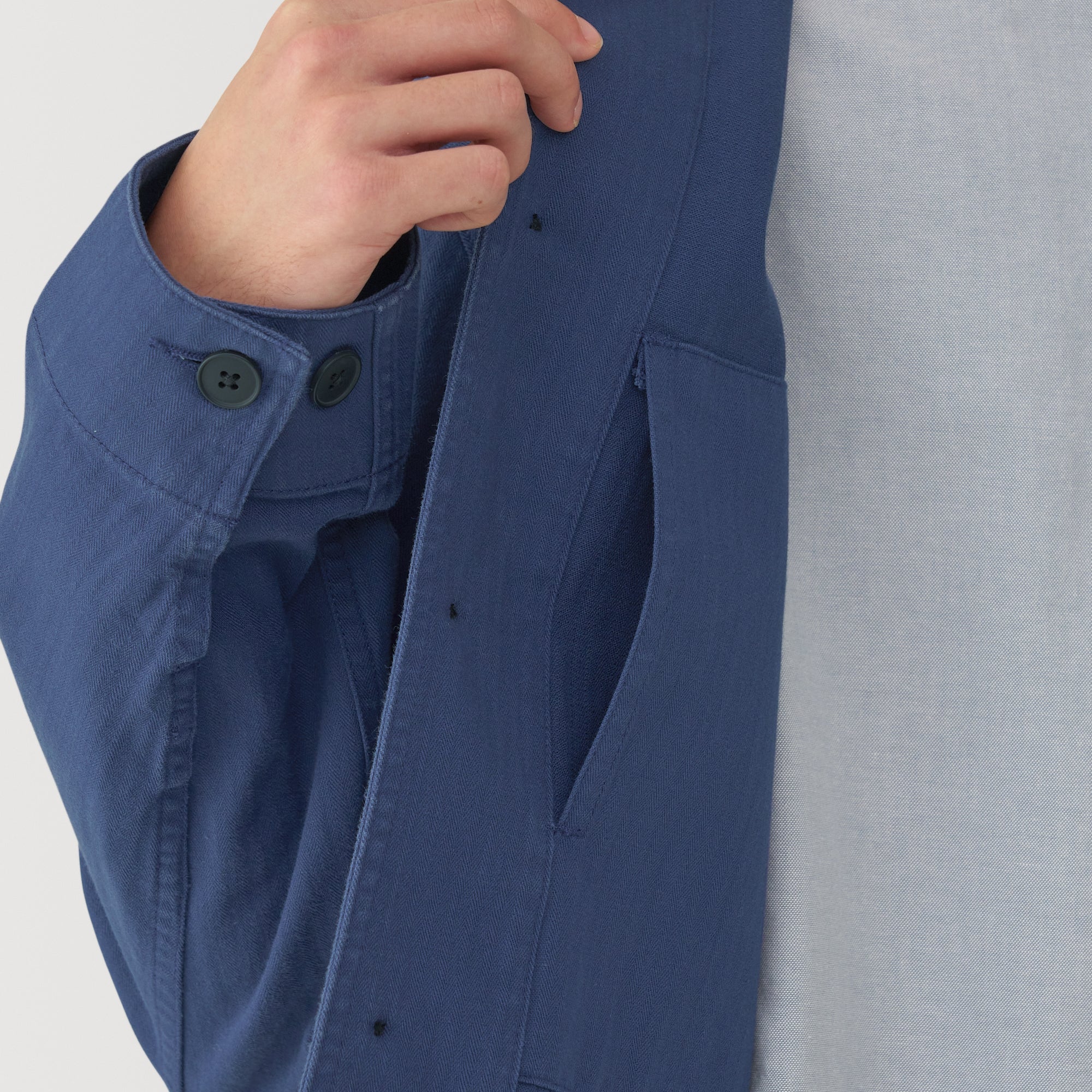  Men's Kapok Blend Herringbone Coverall Jacket、mySite、sugarbowlscore