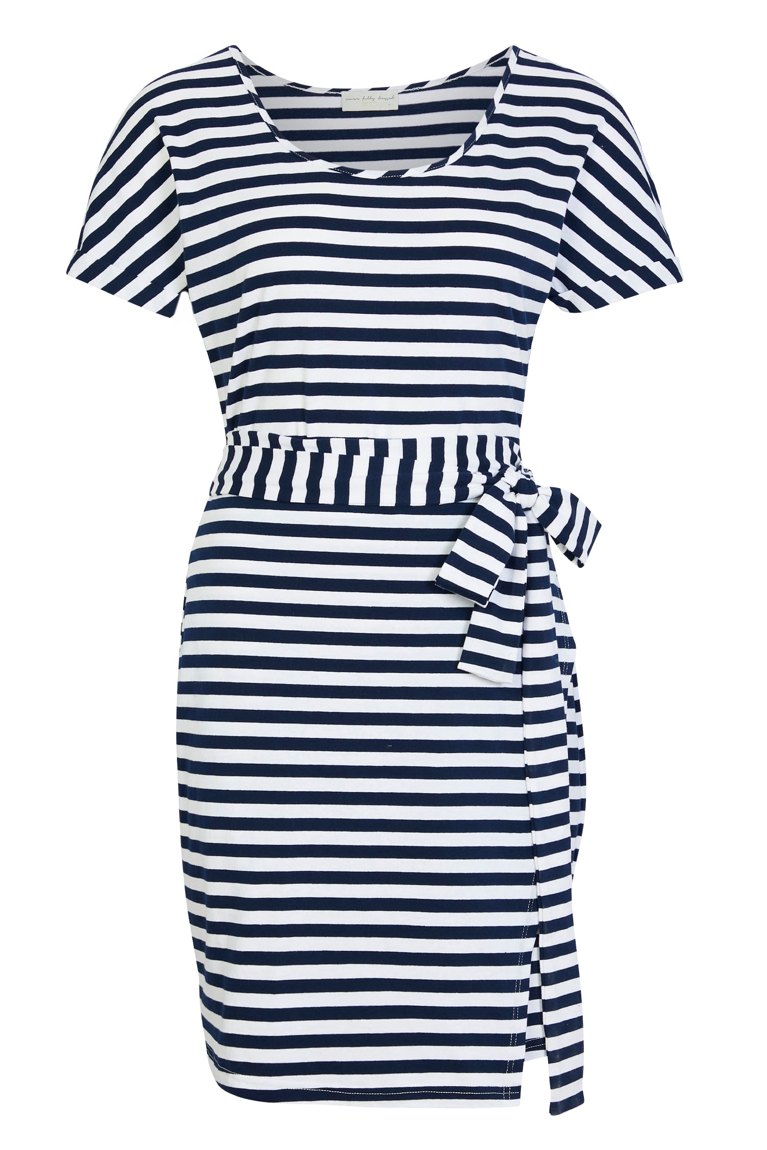 Stripe Jersey Wrap Dress、mySite、solidvoid