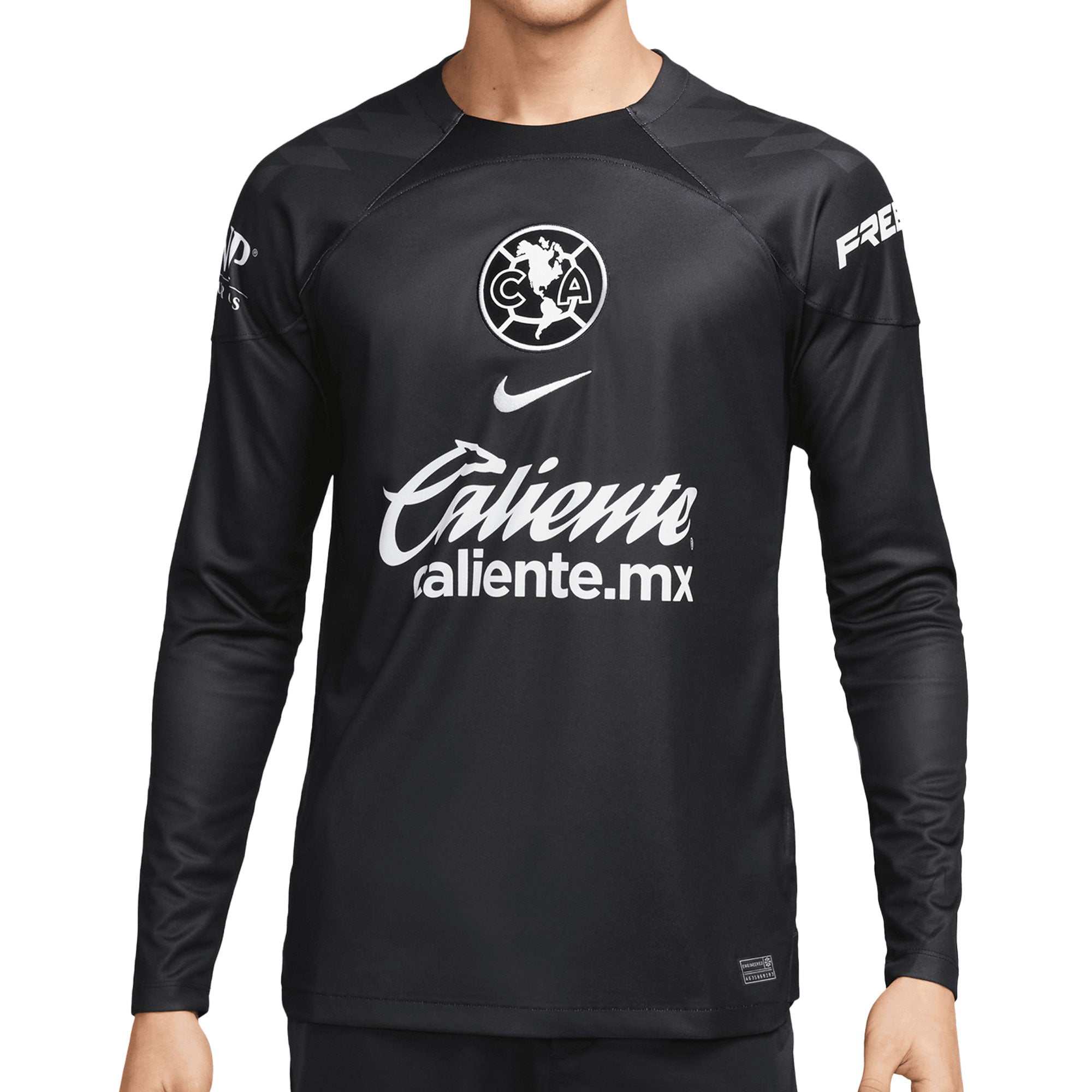 Nike Men's Club America 2023/24 GoalKeeper Jersey Black/White、mySite、bottomscart