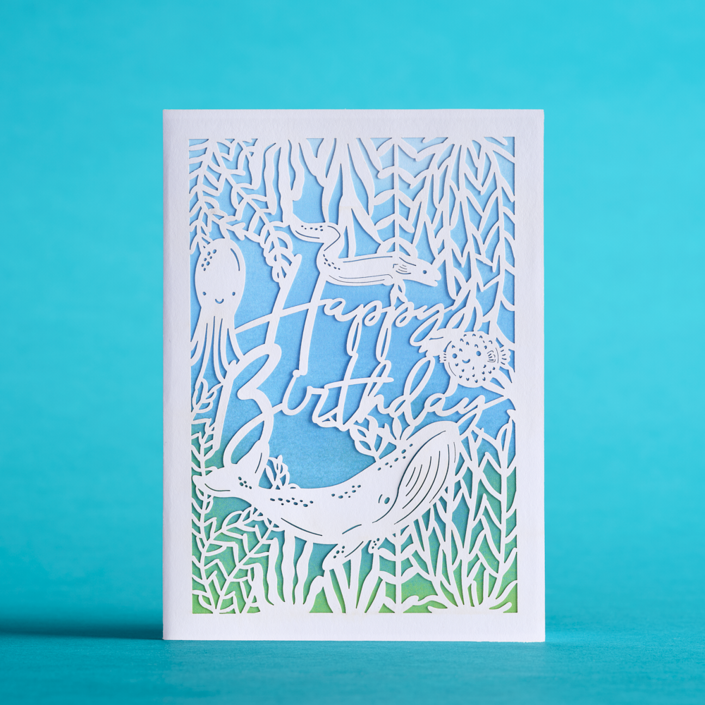 Birthday Sealife: Lovepop Moments™ Card、mySite、solidvoid