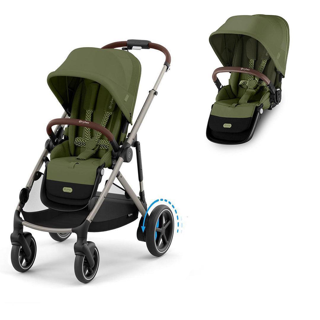  CYBEX e-Gazelle Twin Pushchair、mySite、merchandisen