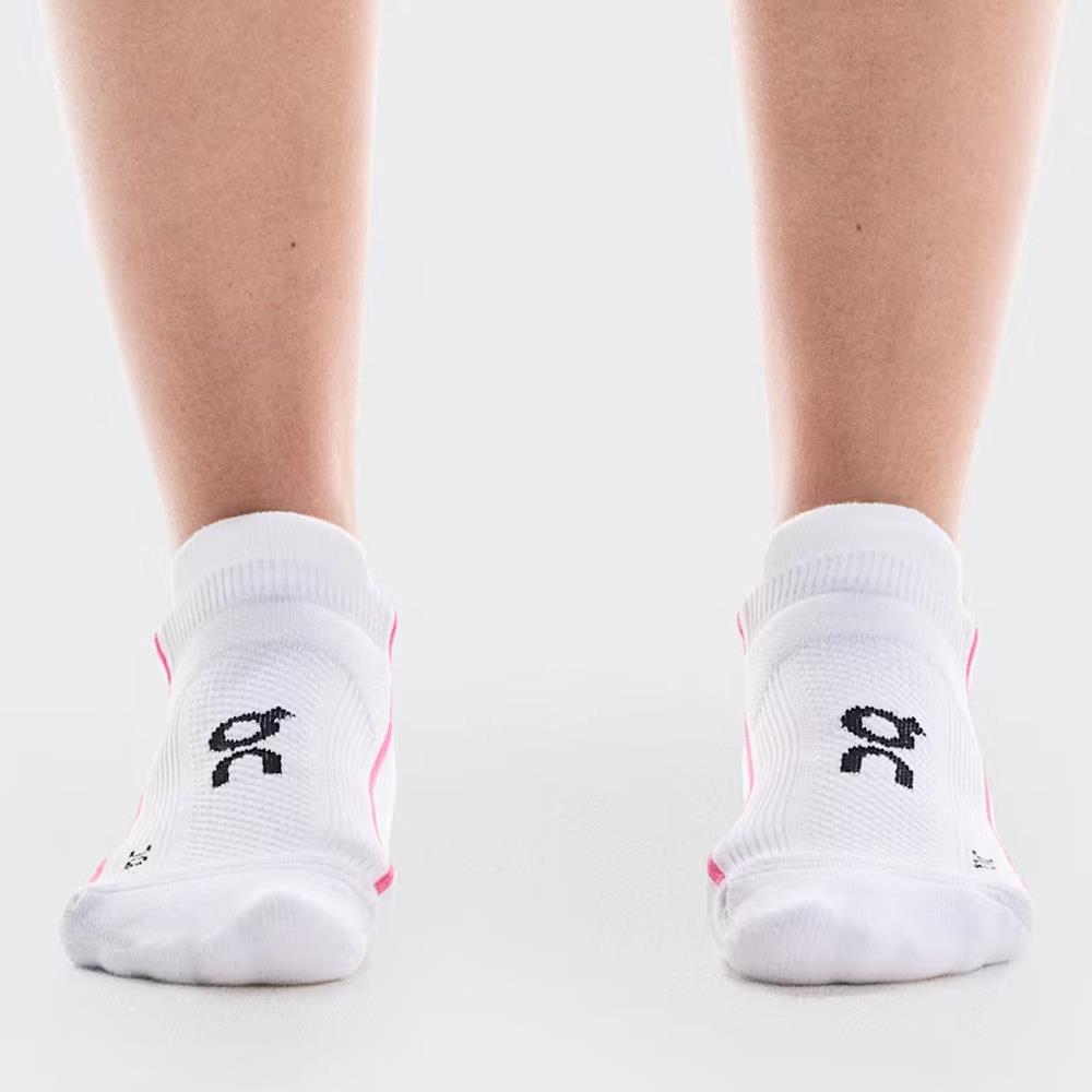 On Court Low Socks 1 Pack - White/Pink