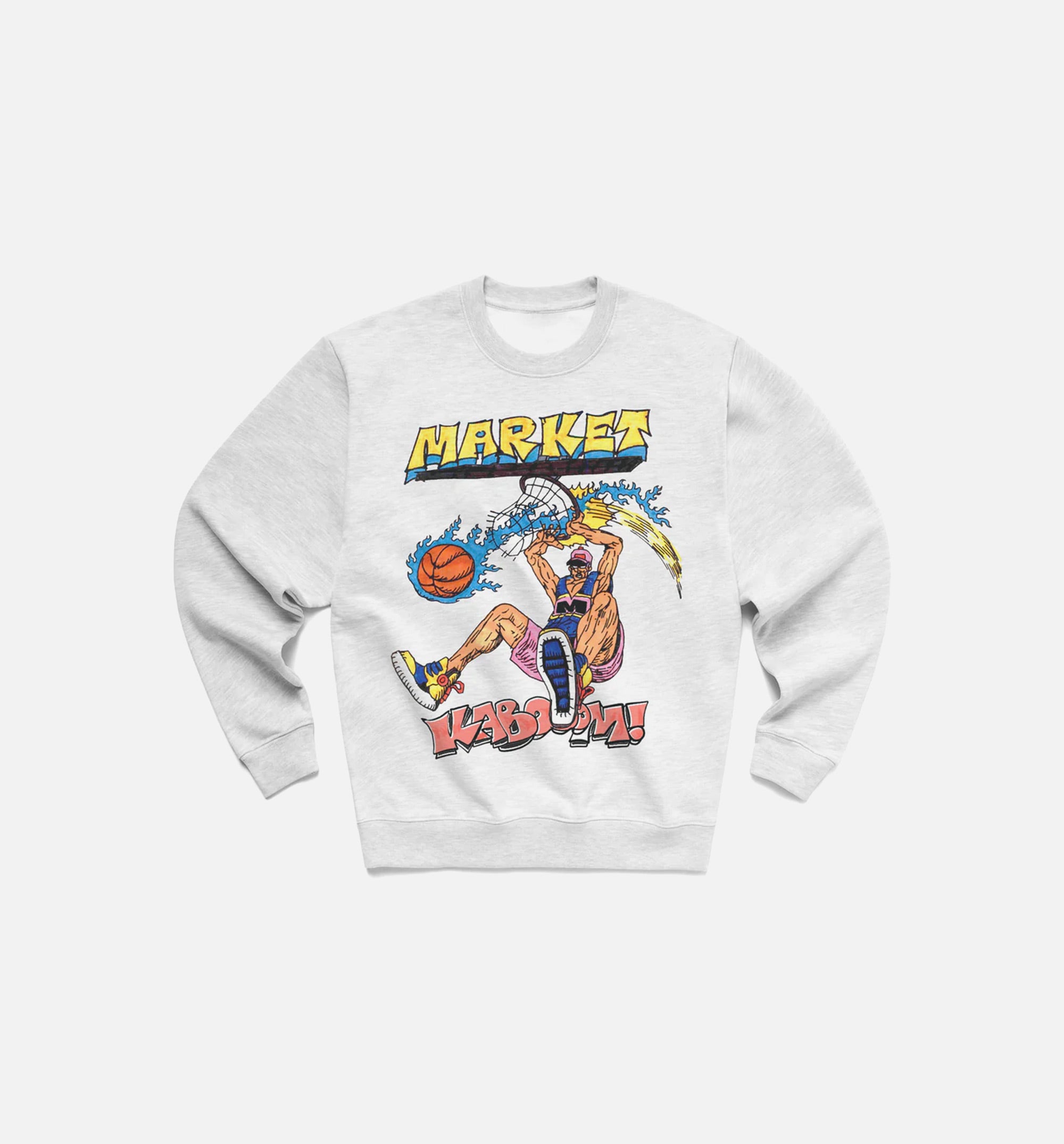 Slam Dunk Sketch Crewneck Sweatshirt Mens Crew - White、mySite、dreamappss