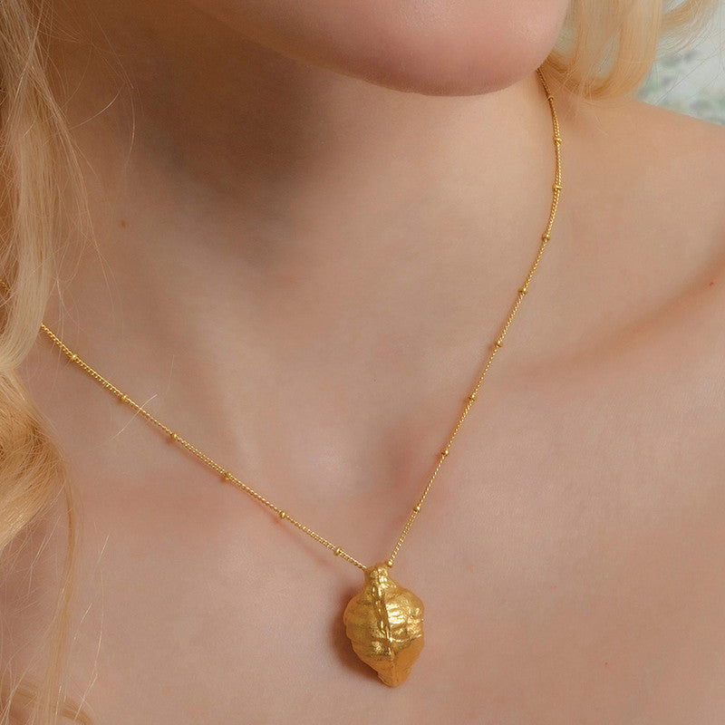 Ethical Nugget Charm Necklace | 14K Gold Plated、mySite、camillekostekn