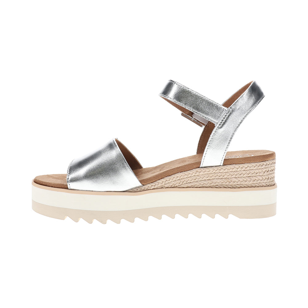 Diana Metallic Platform Espadrille Wedge Sandals、mySite、gtrtttuynbv