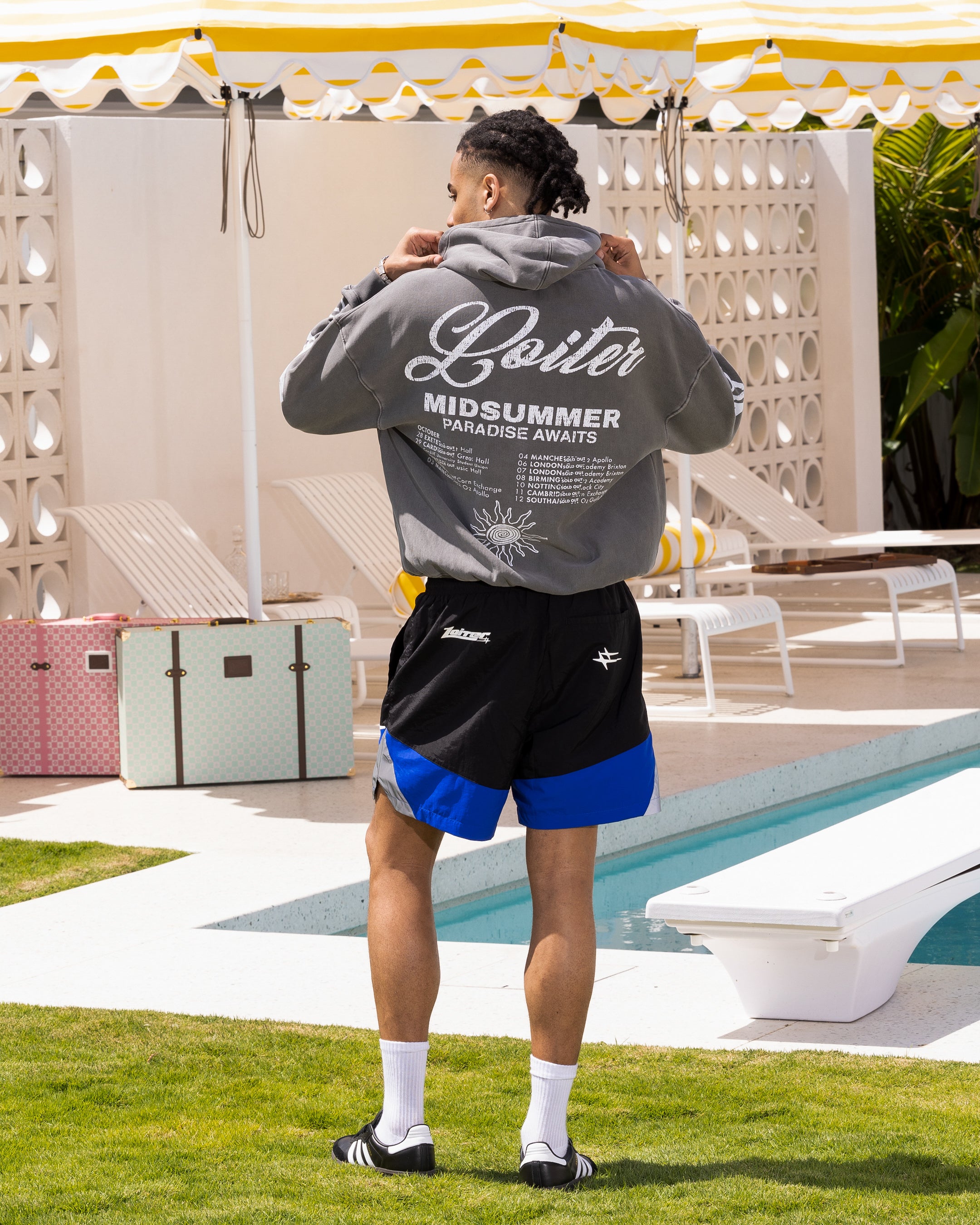 Loiter Midsummer Vintage Hoodie Charcoal、mySite、zt4zffjzw