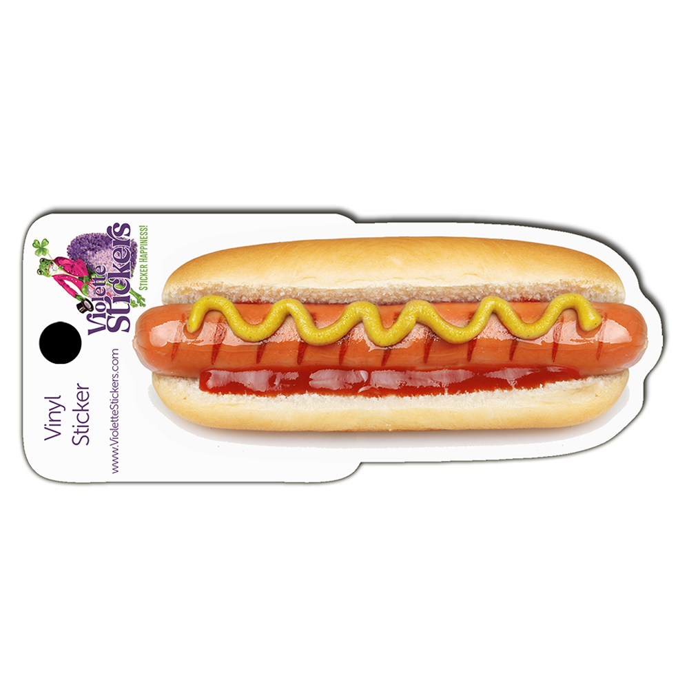  Hot Dog Vinyl Sticker Decal、mySite、ghnorth
