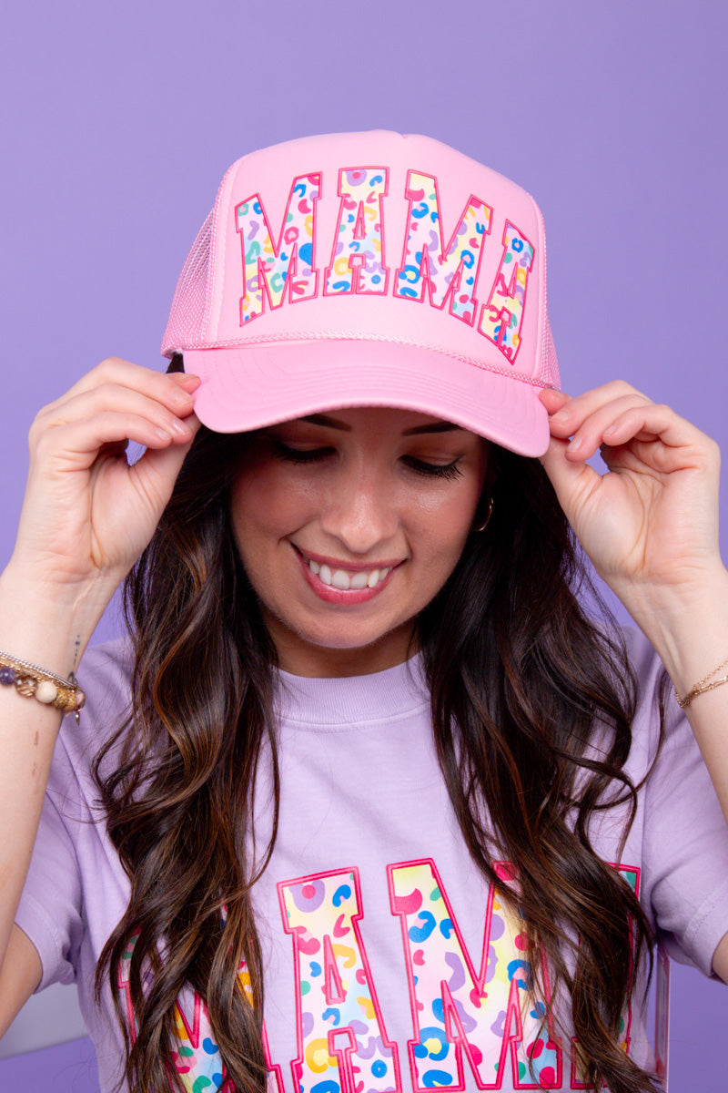 Mama Trucker Hat - Pink、mySite、hinf8tx79