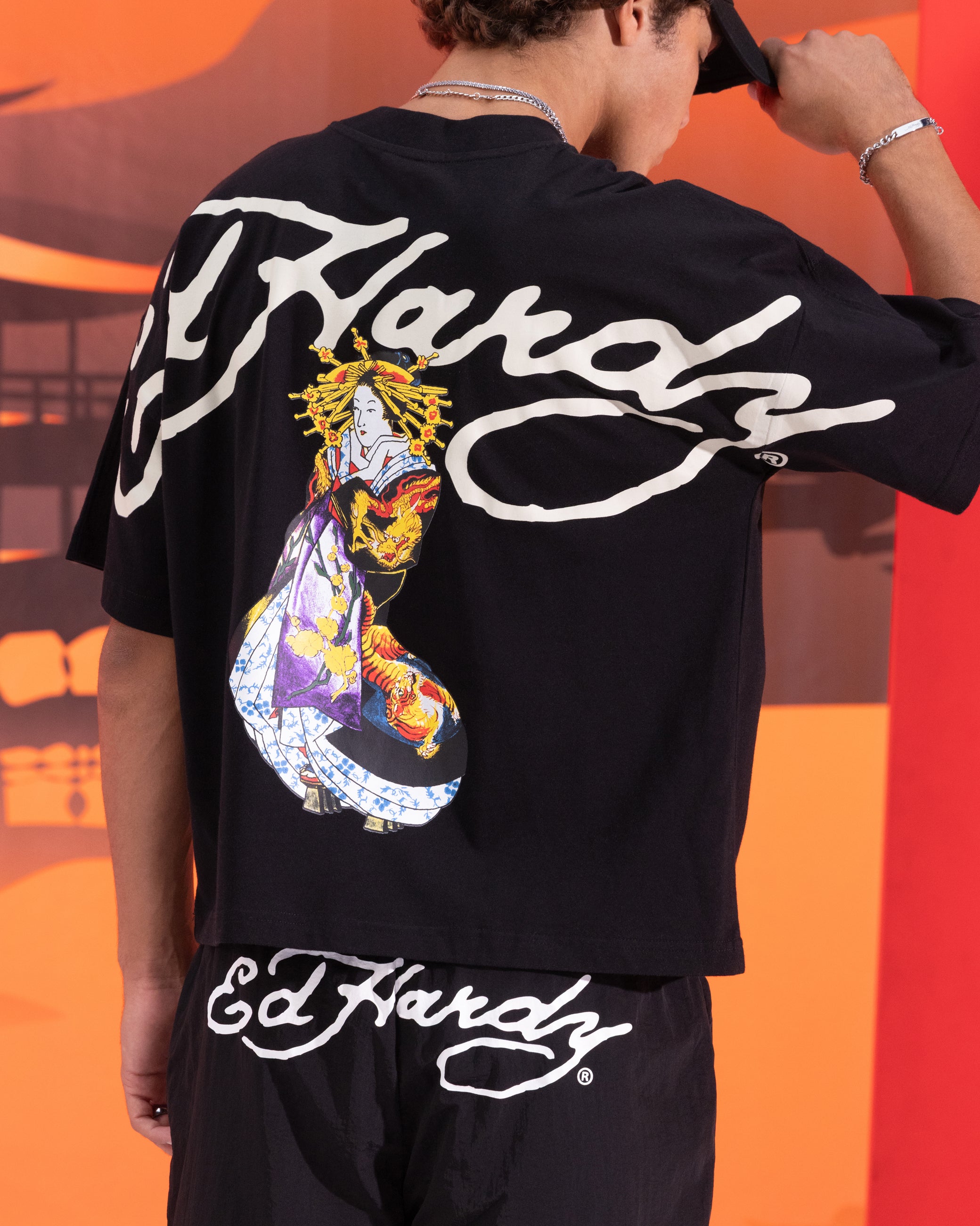 Ed Hardy Geisha T-Shirt Black、mySite、zt4zffjzw