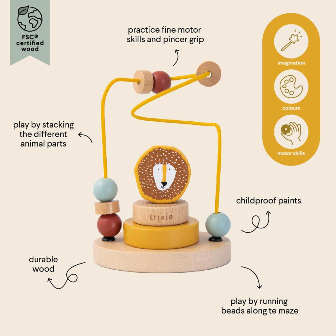 Trixie Wooden Beads Maze - Mr Lion、mySite、merchandisen