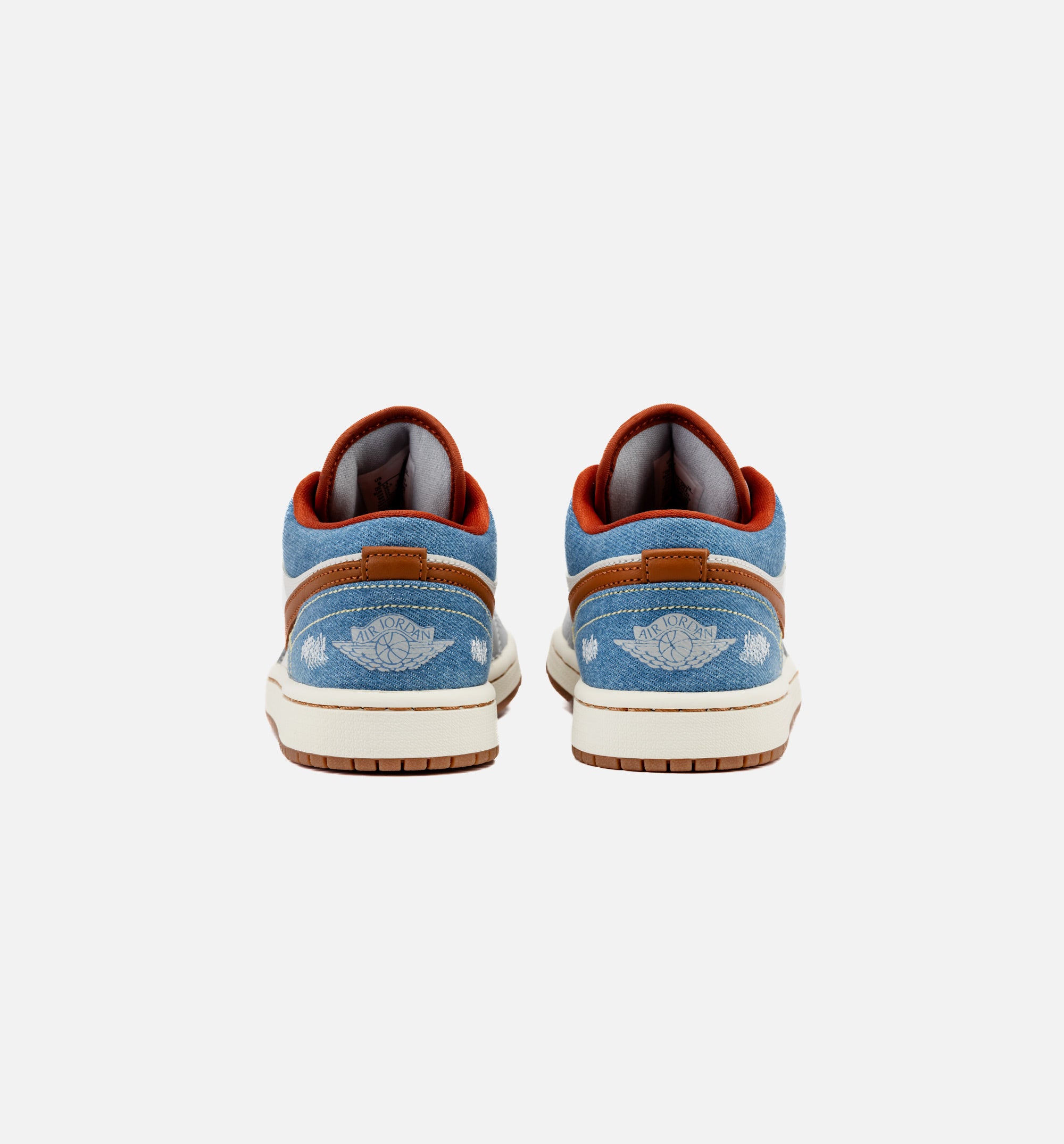 Air Jordan 1 Low Denim Womens Lifestyle Shoe - Phantom/Coconut Milk/Amber Brown、mySite、dreamappss