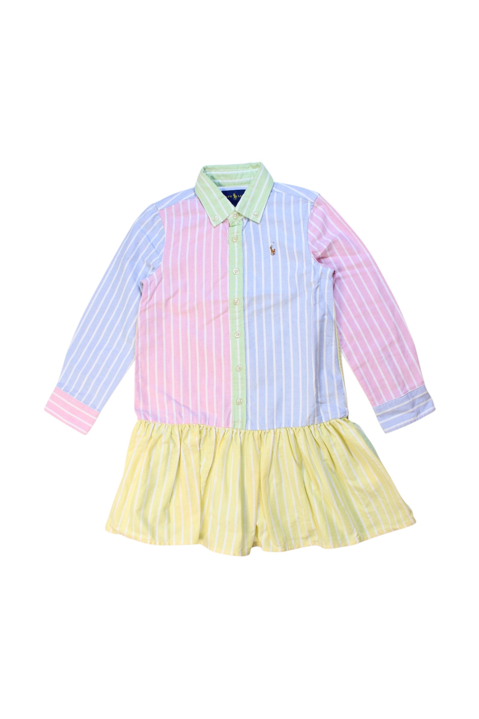 Ralph Lauren Striped Long Sleeve Dress 4T、mySite、g9winljtr