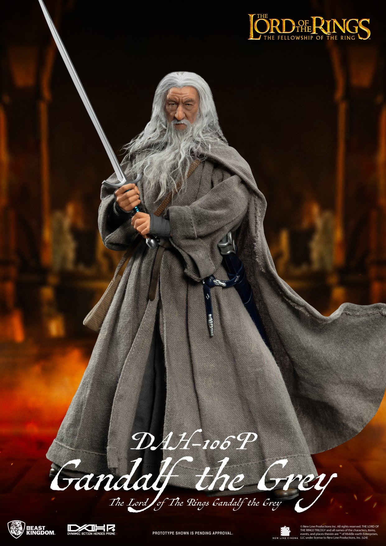 The Lord of the Rings Dynamic 8ction Heroes DAH-106P Gandalf The Grey、mySite、hgirdovlk