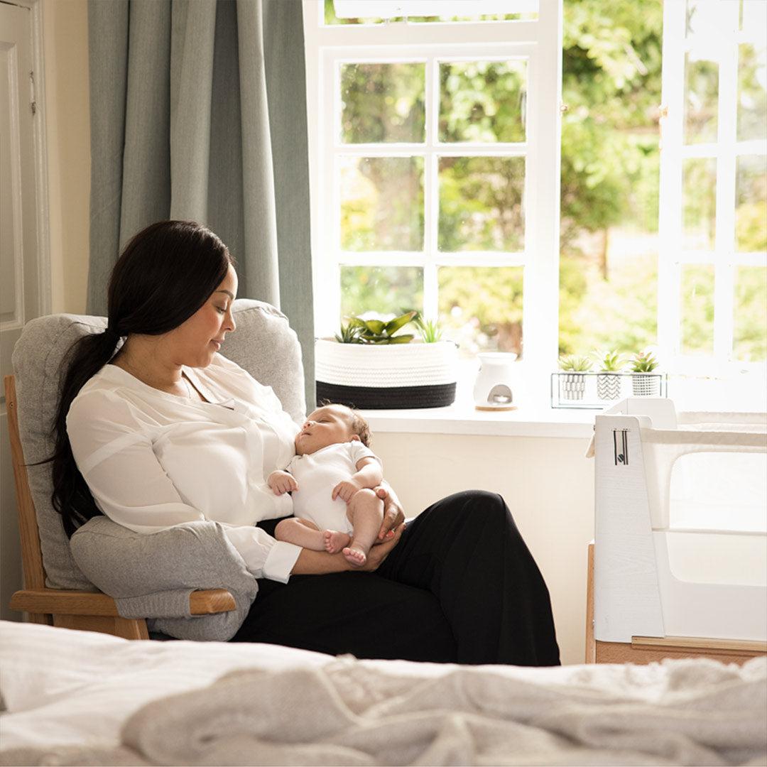  Gaia Hera Bedside Crib² - Scandi White/Natural、mySite、merchandisen