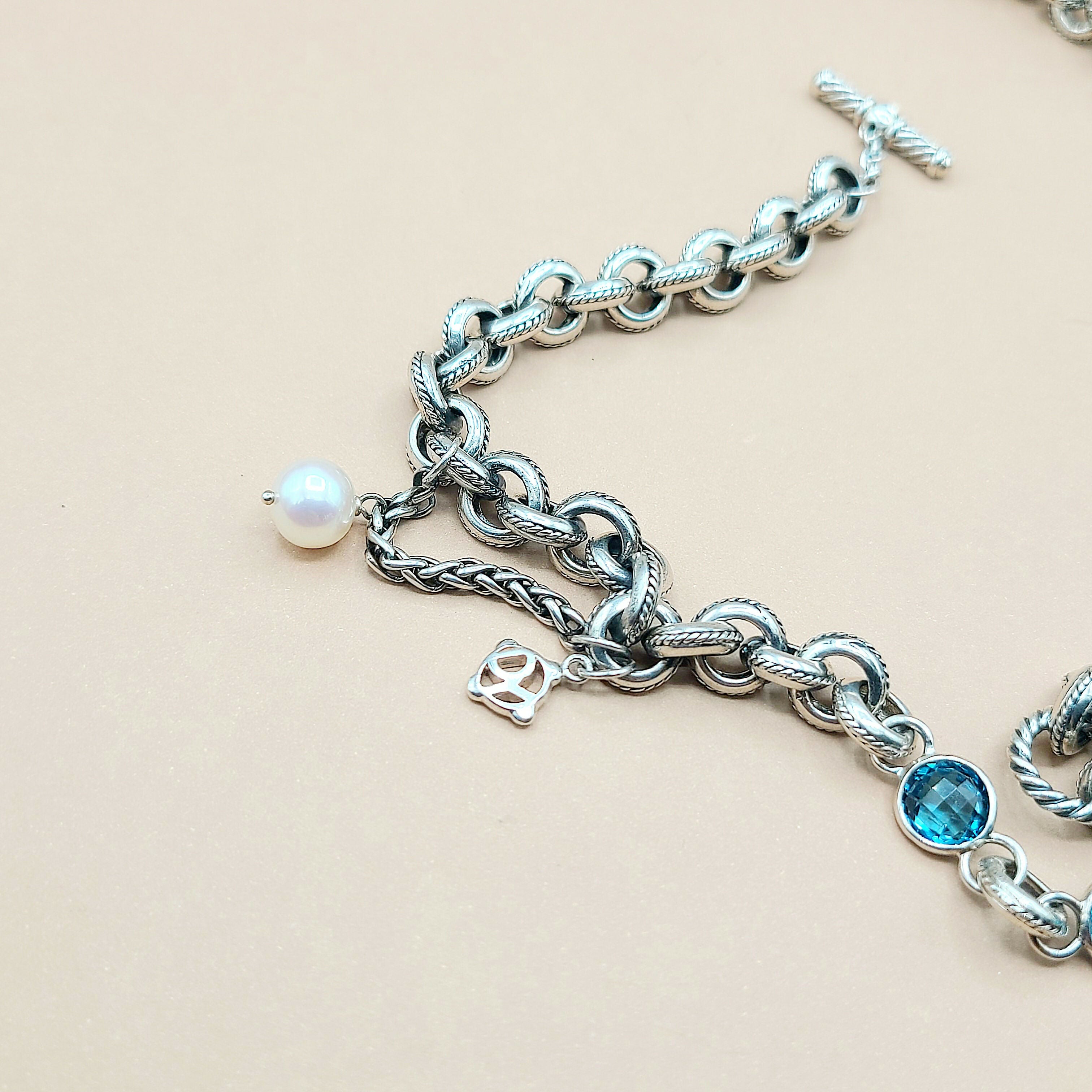 David Yurman聽Old聽World聽Link Charm Necklace、mySite、hinf8tx79