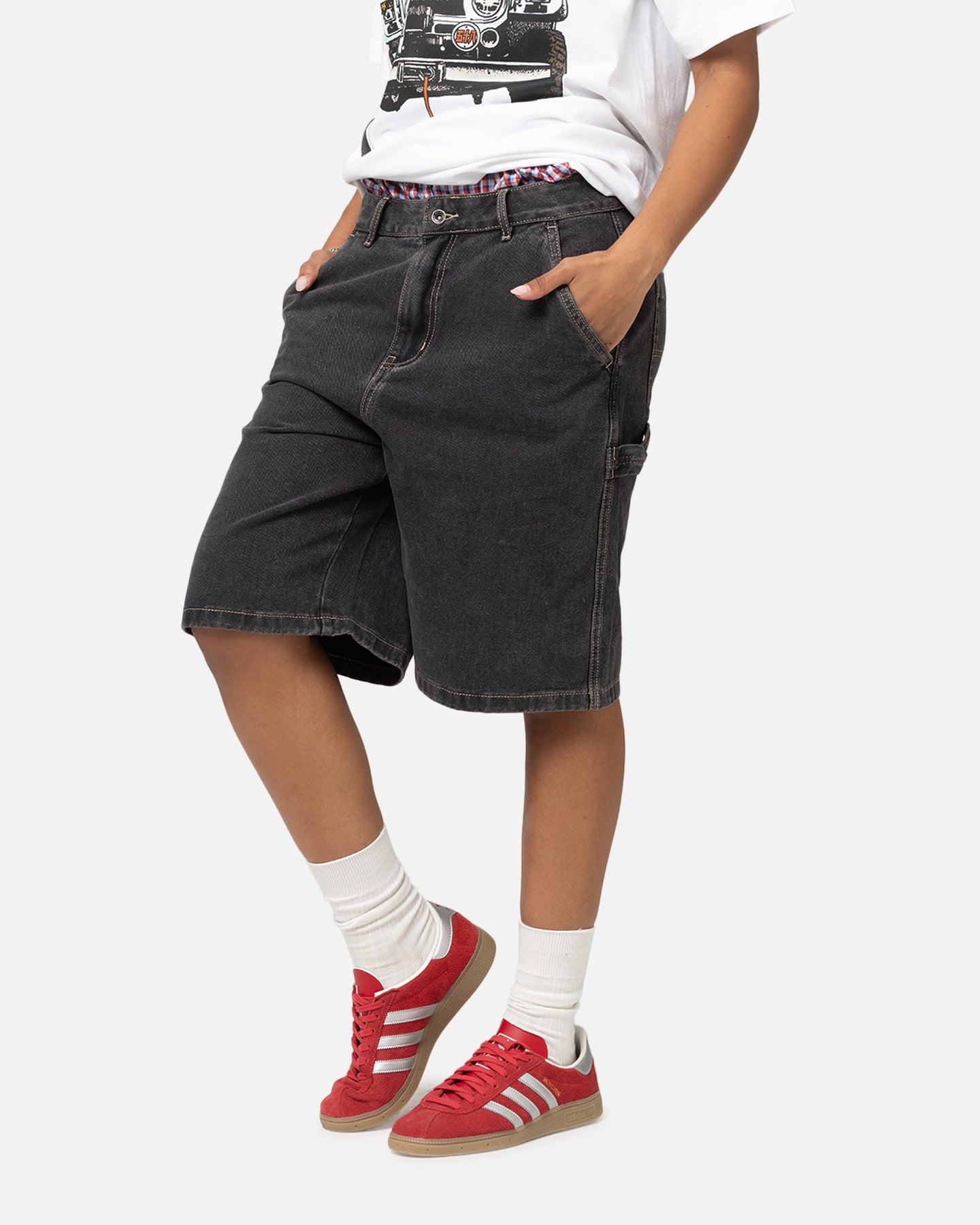 X-Large Denim Work Shorts Pepper、mySite、zt4zffjzw