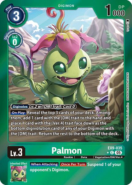 Palmon EX9-035 (Limited Foil) Versus Monsters、mySite、waistdrama