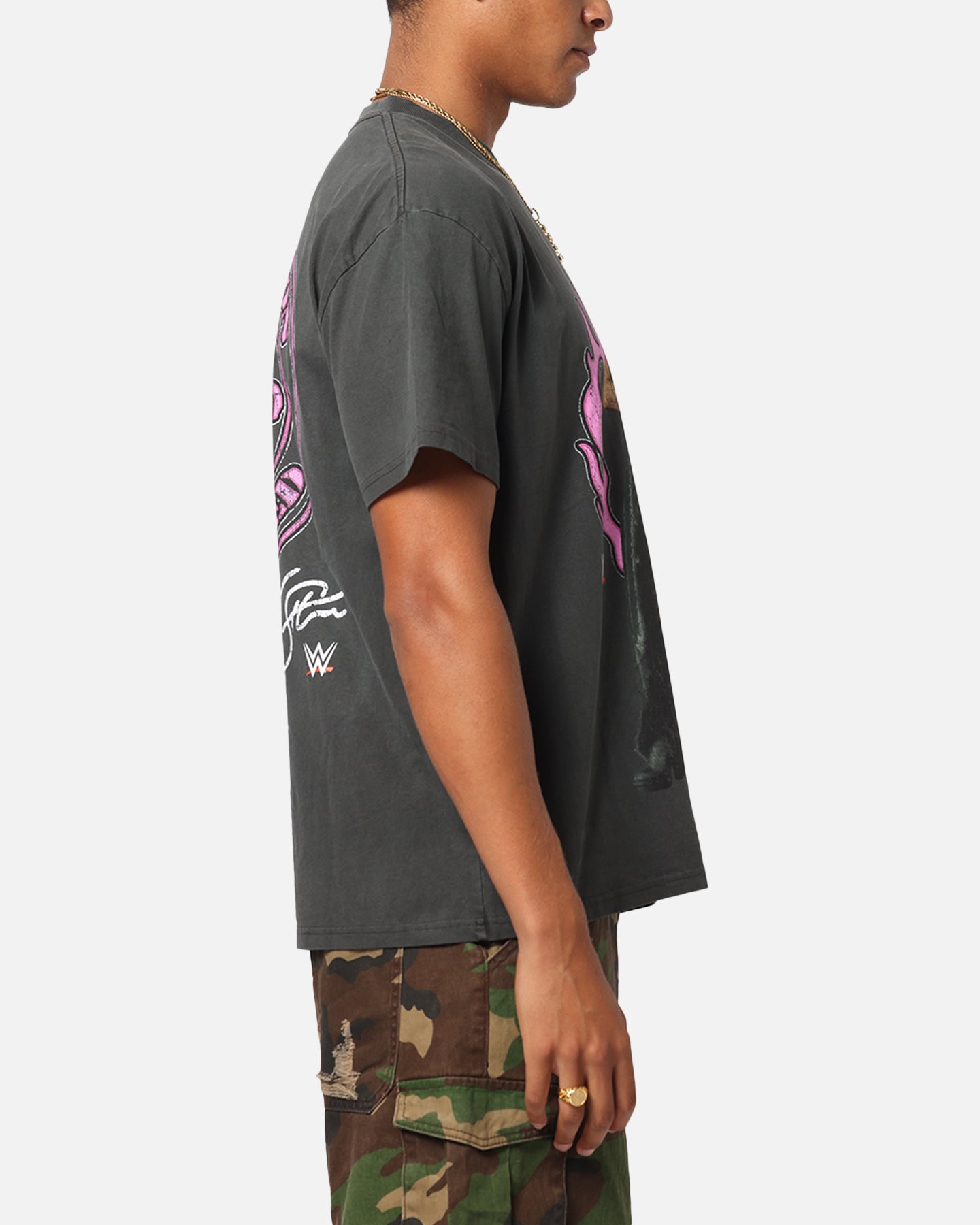 Culture Kings X WWE Trish Stratus Wrestlemania XLI Heavy T-Shirt Black Wash、mySite、zt4zffjzw