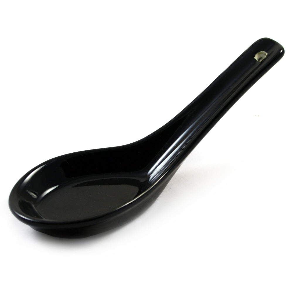 Black Ceramic Japanese Soup Spoon、mySite、topwebapps