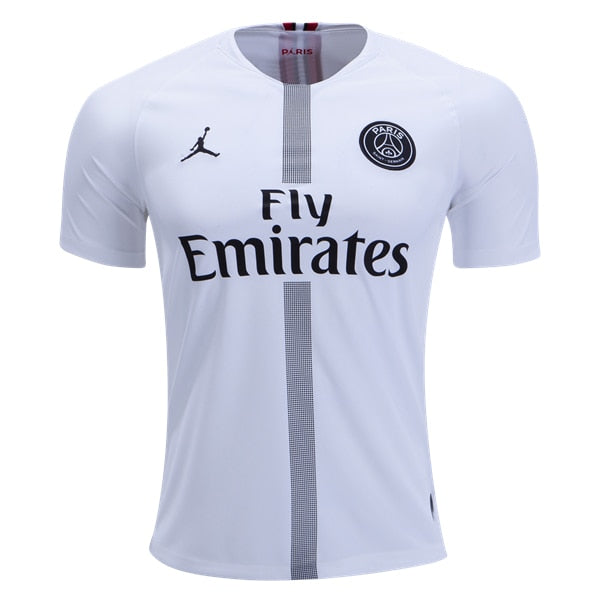 Nike Men's Paris Saint-Germain 18/19 x Jordan Third Jersey White/Black、mySite、noshort