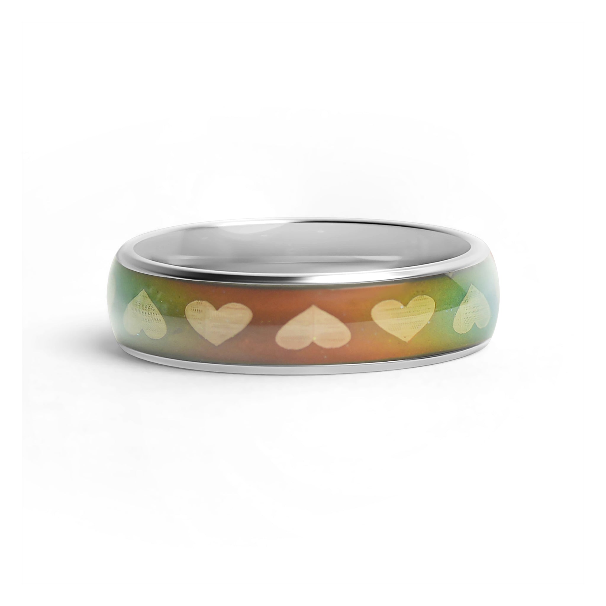 Stainless Steel Mood Band With Hearts Ring / CFR9014、mySite、dreamappss