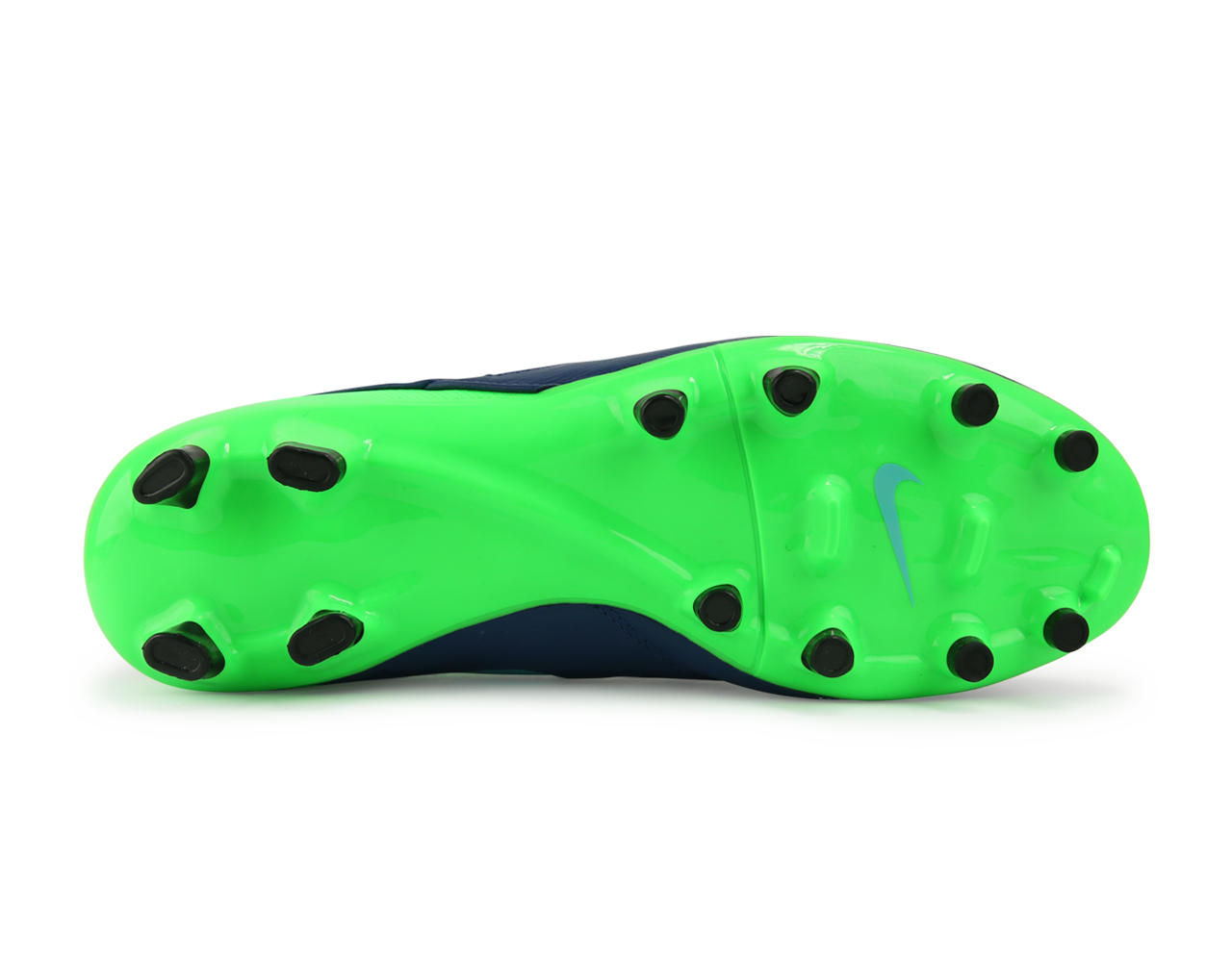 Nike Men's Tiempo Genio II FG Coastal Blue/Polarized Blue/Rage Green、mySite、noshort