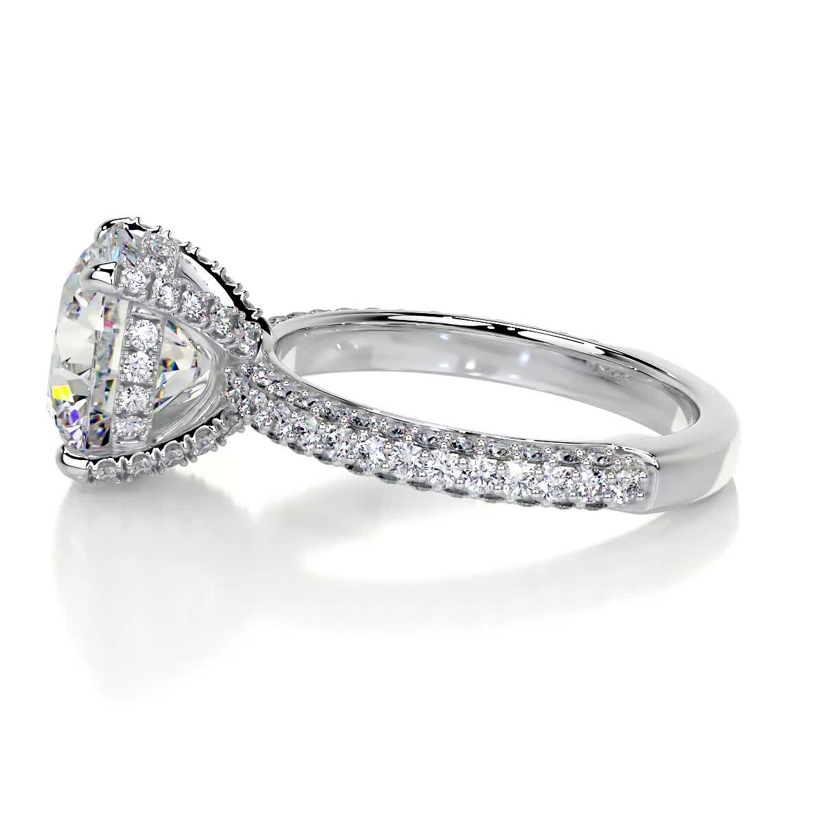 Lorena Moissanite & Diamond Ring -Platinum、mySite、hinf8tx79