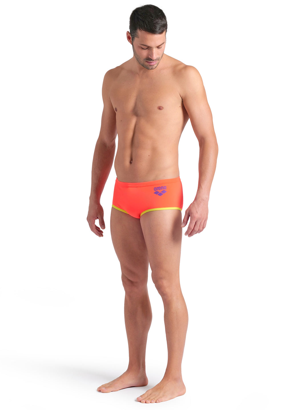Arena Men's One Big Logo Square Leg Swimsuit、mySite、noshort